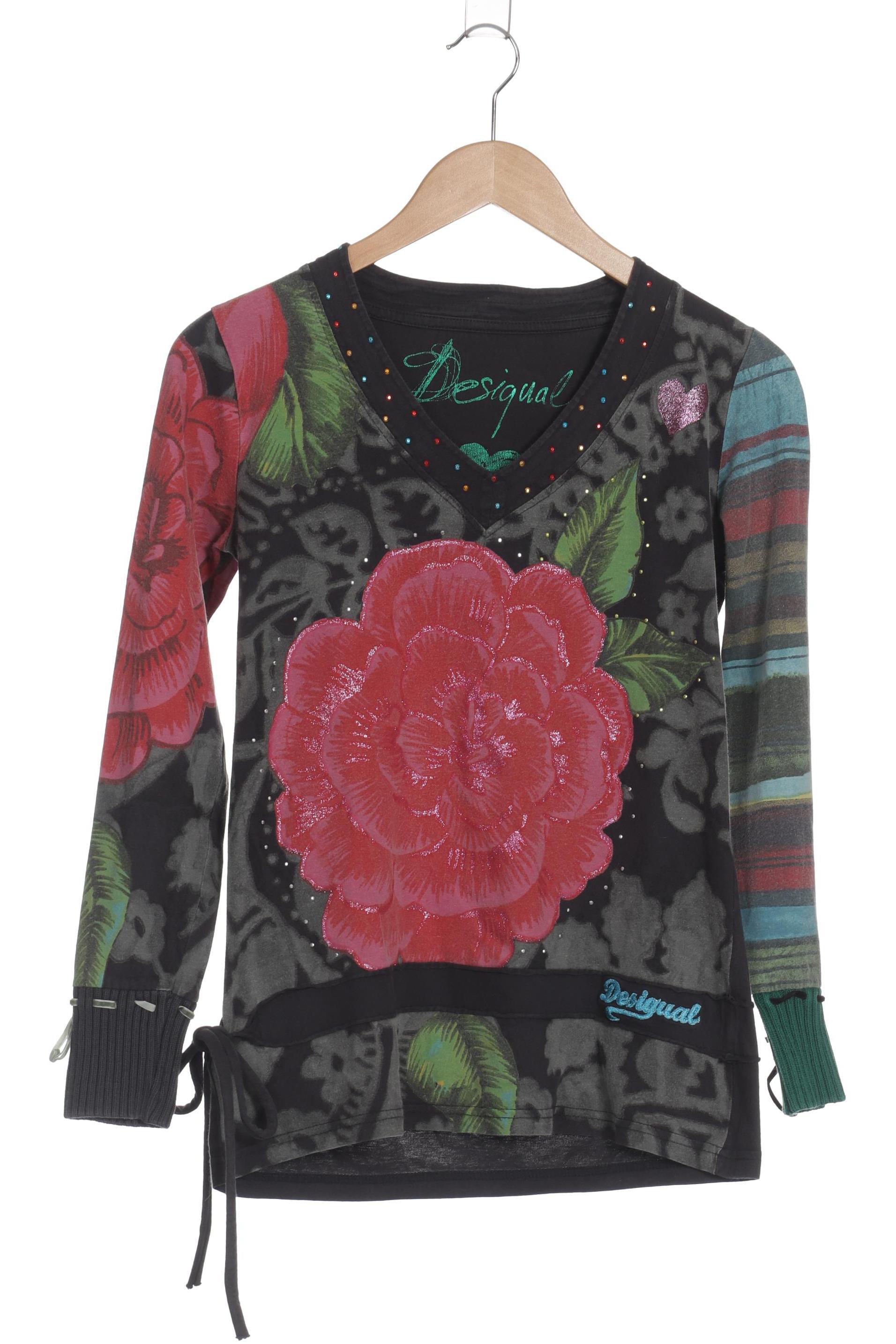 

Desigual Damen Langarmshirt, grau, Gr.