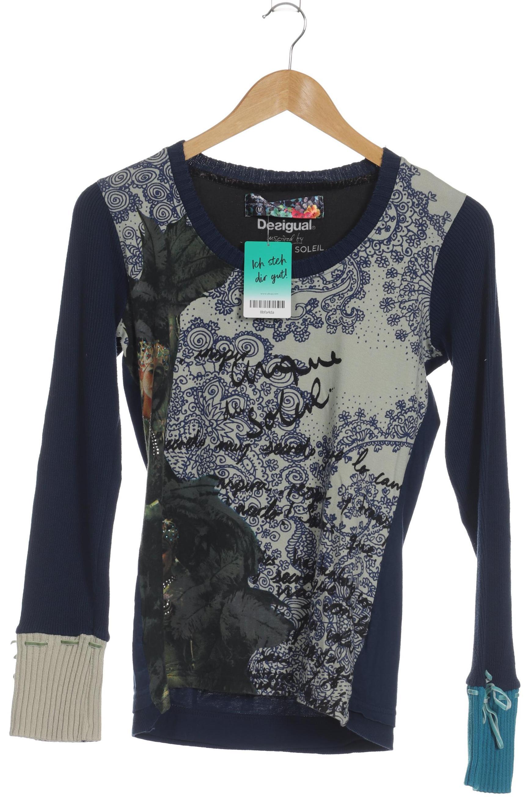 

Desigual Damen Langarmshirt, blau, Gr.