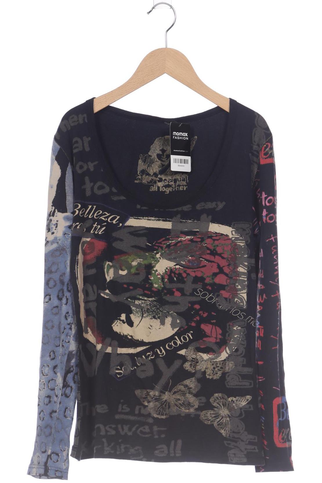 

Desigual Damen Langarmshirt, schwarz, Gr. 38