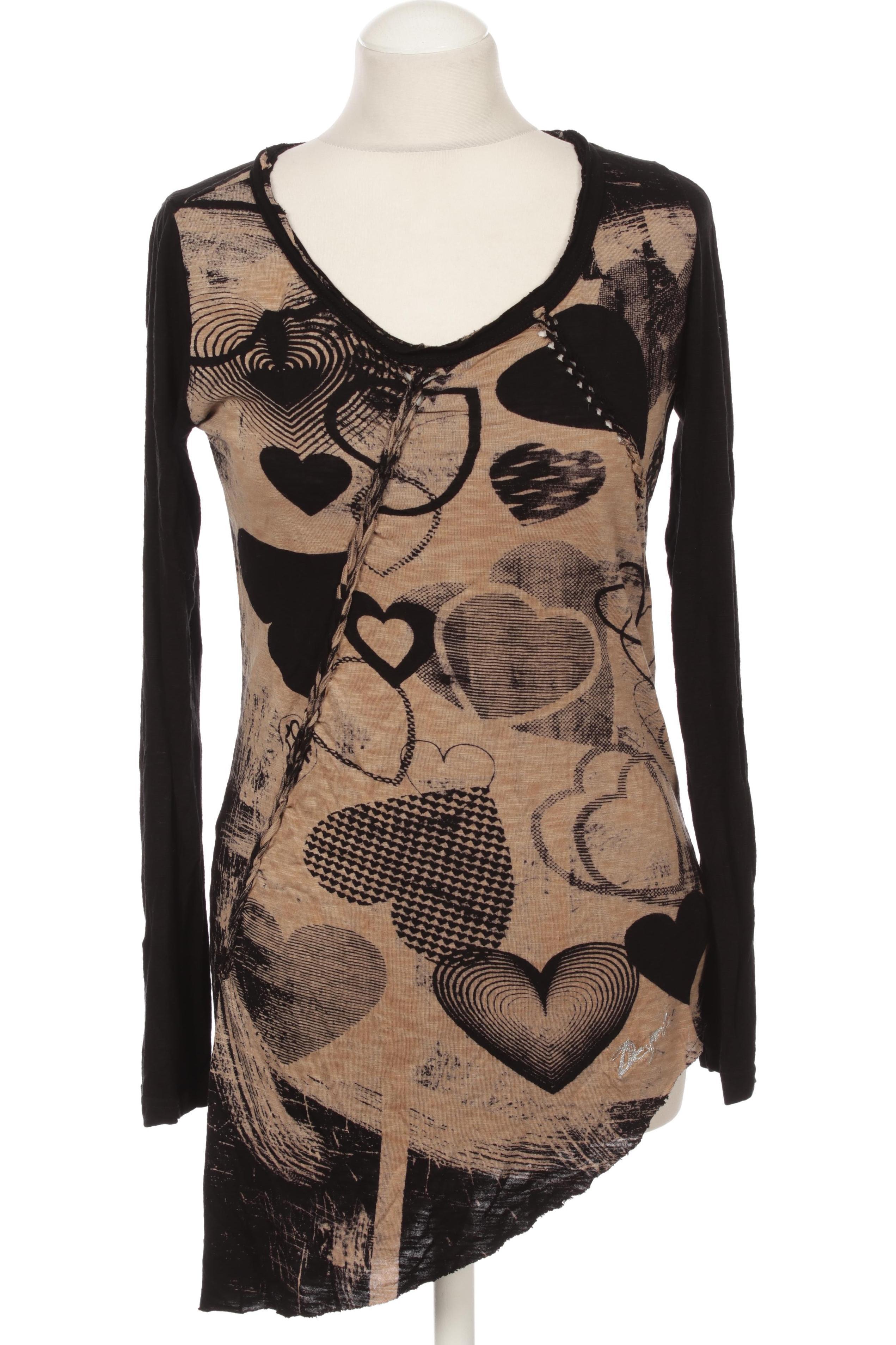 

Desigual Damen Langarmshirt, schwarz, Gr.
