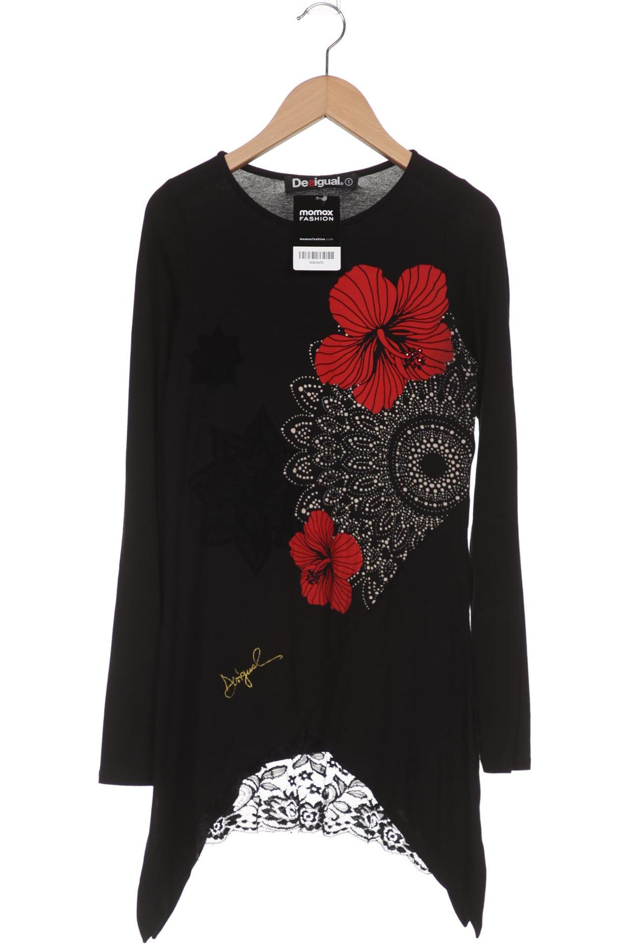 

Desigual Damen Langarmshirt, schwarz, Gr. 36