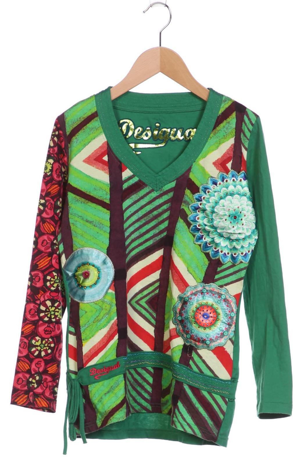

Desigual Damen Langarmshirt, grün, Gr. 36