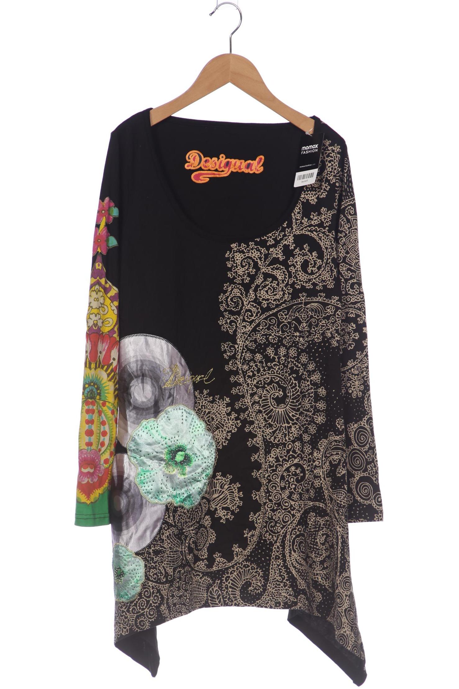 

Desigual Damen Langarmshirt, schwarz, Gr. 38