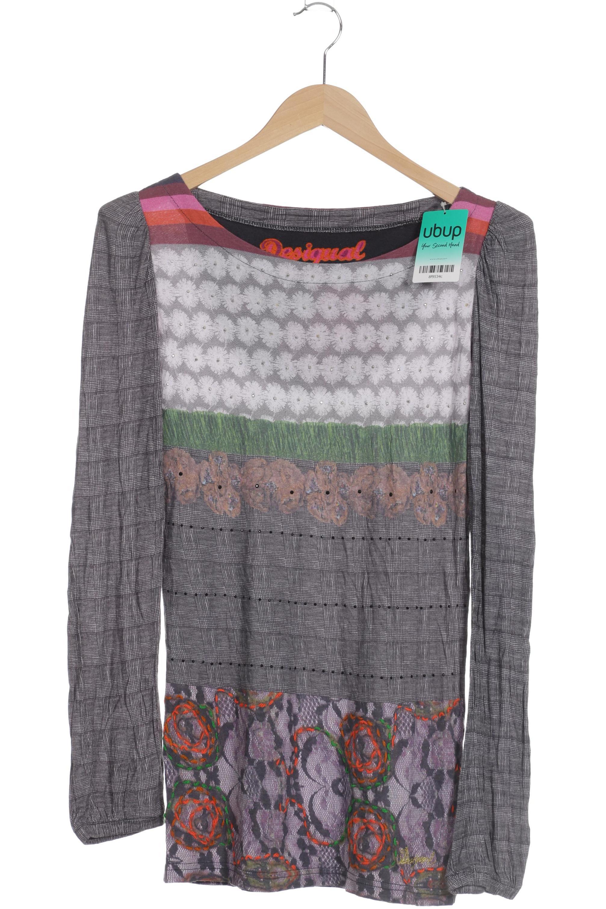 

Desigual Damen Langarmshirt, grau, Gr.