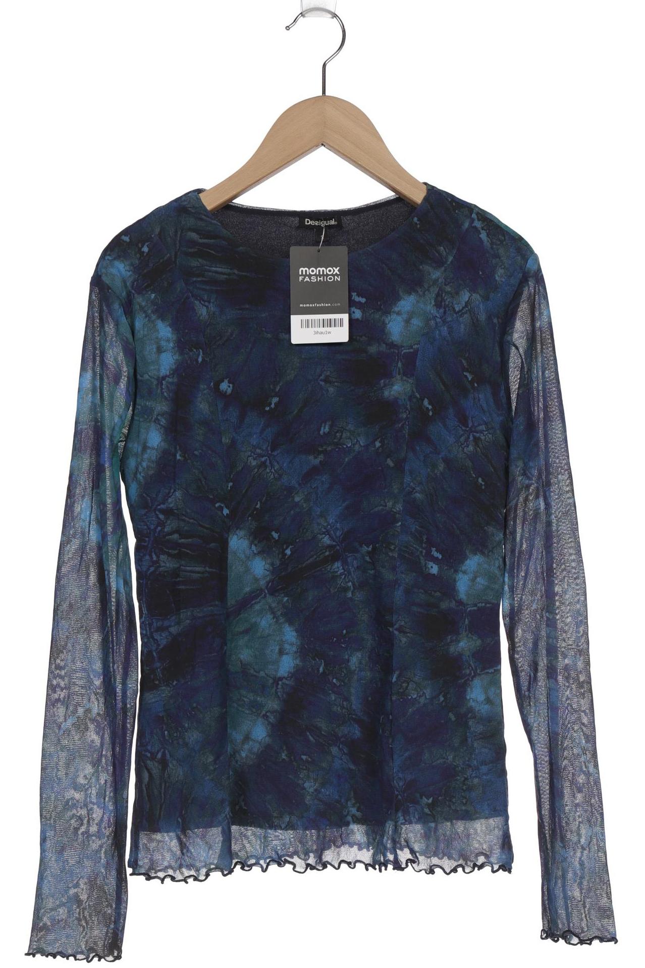 

Desigual Damen Langarmshirt, marineblau, Gr. 36