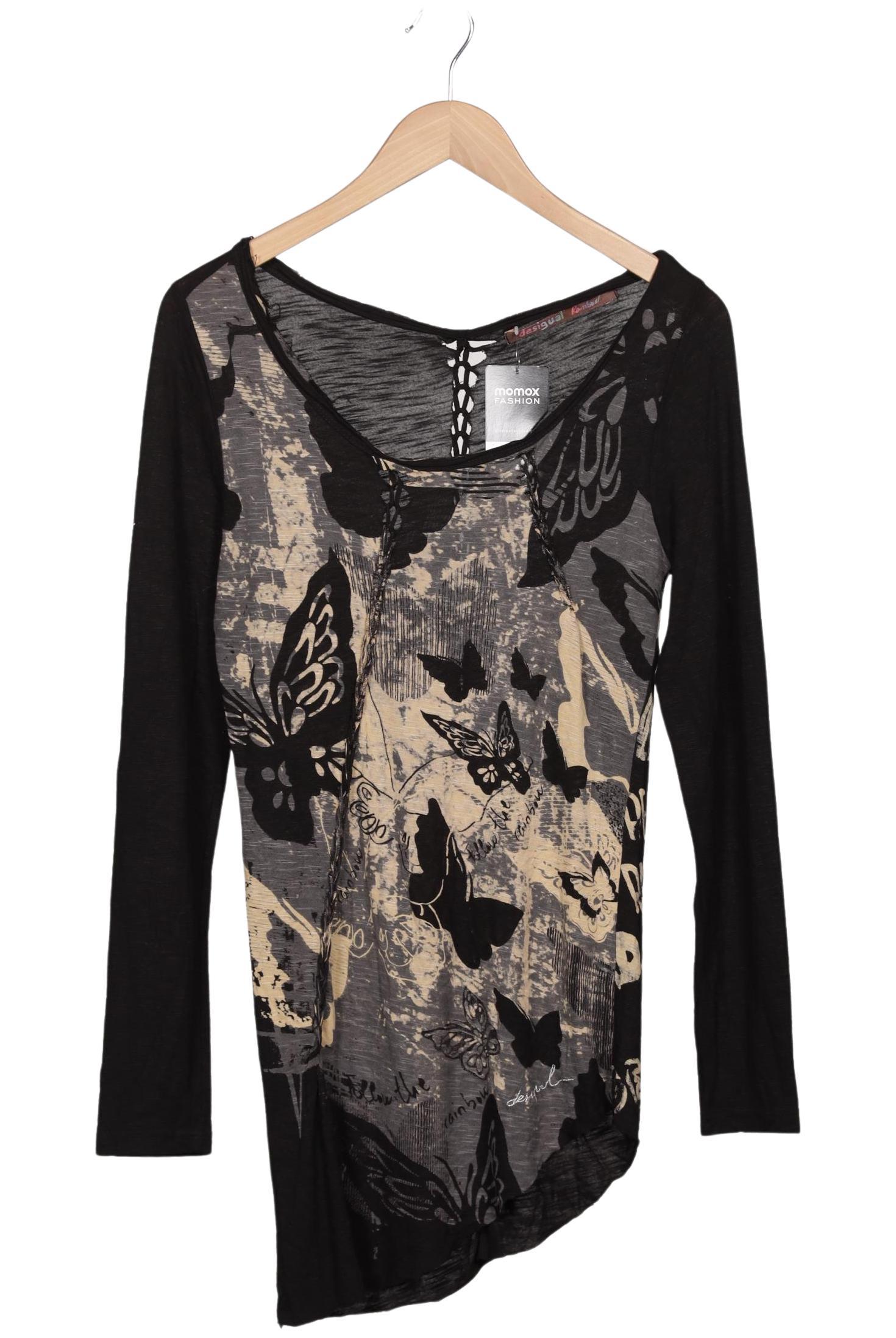 

Desigual Damen Langarmshirt, schwarz, Gr. 38