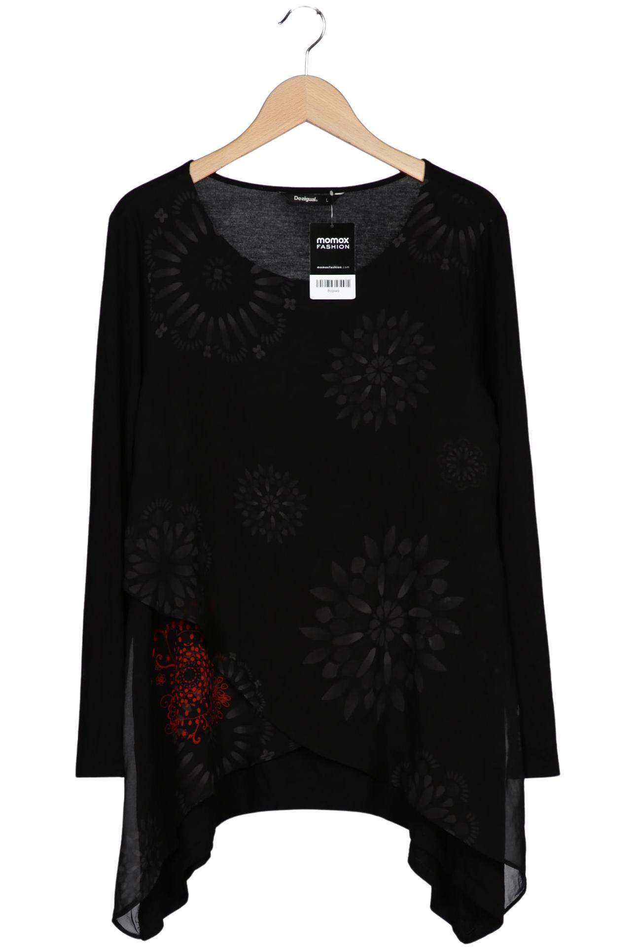 

Desigual Damen Langarmshirt, schwarz, Gr. 42