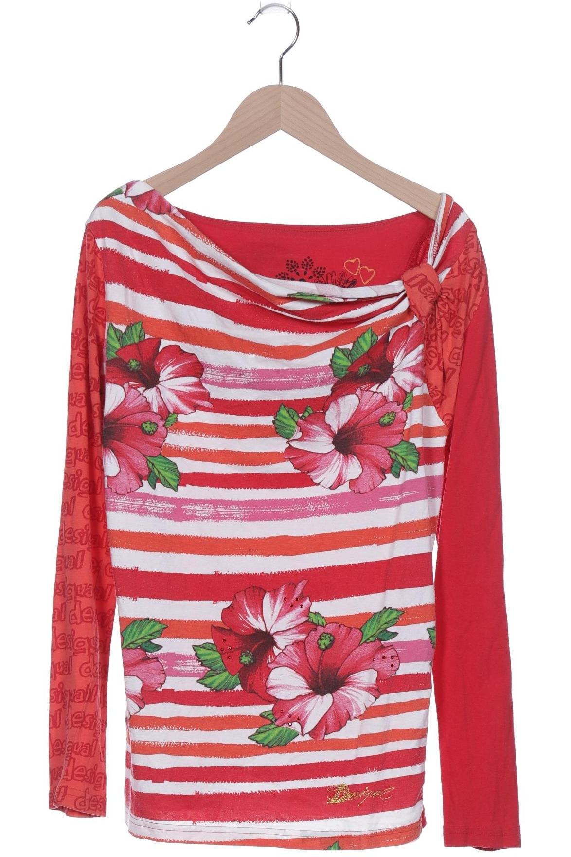 

Desigual Damen Langarmshirt, rot, Gr. 36