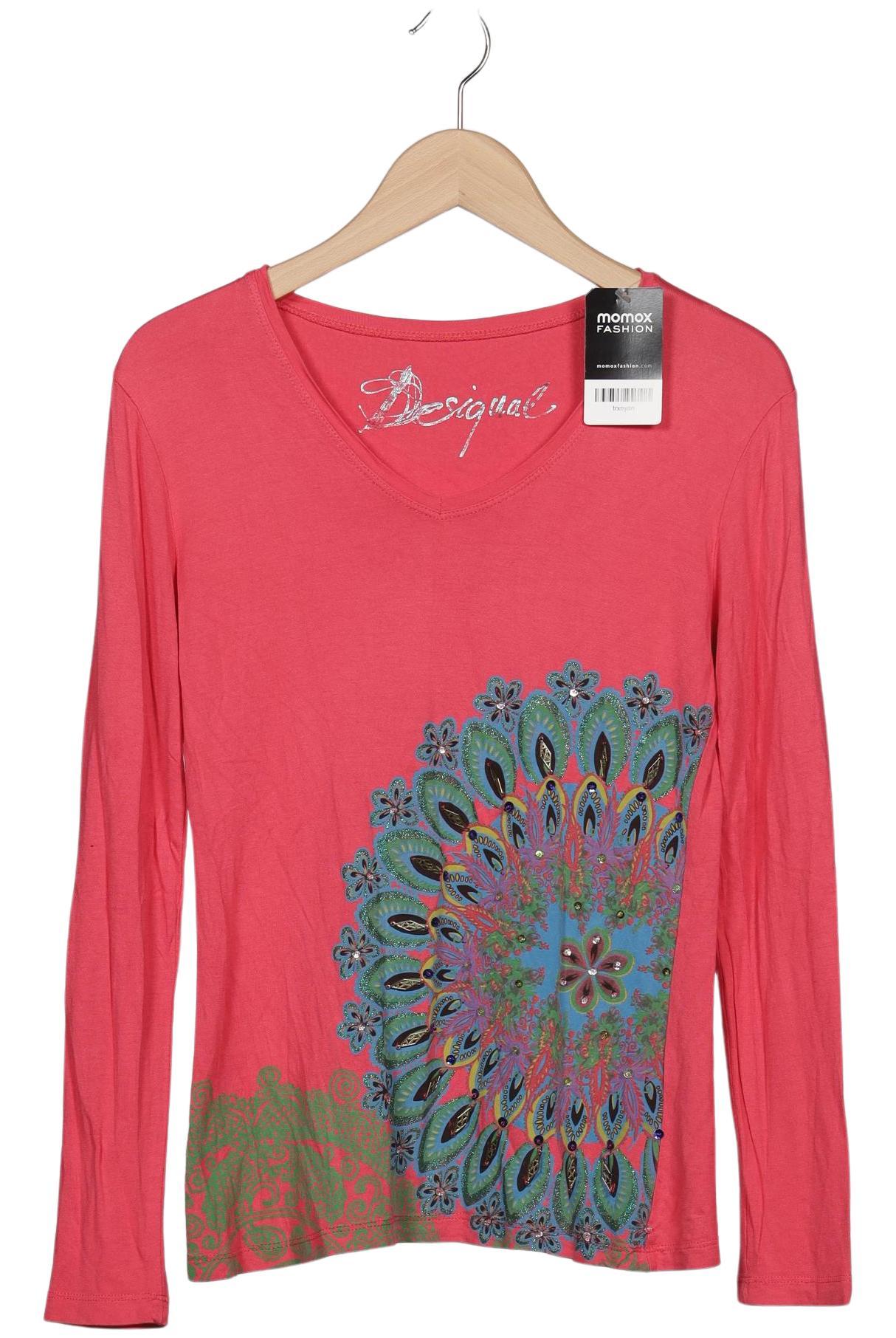 

Desigual Damen Langarmshirt, pink, Gr. 44