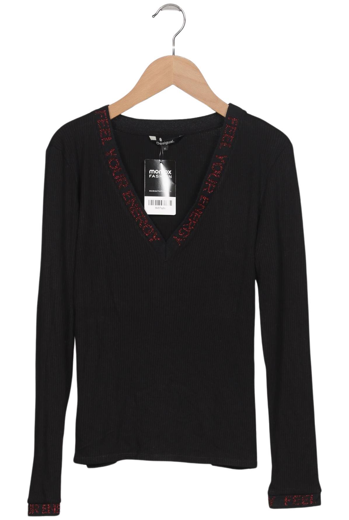 

Desigual Damen Langarmshirt, schwarz, Gr. 38