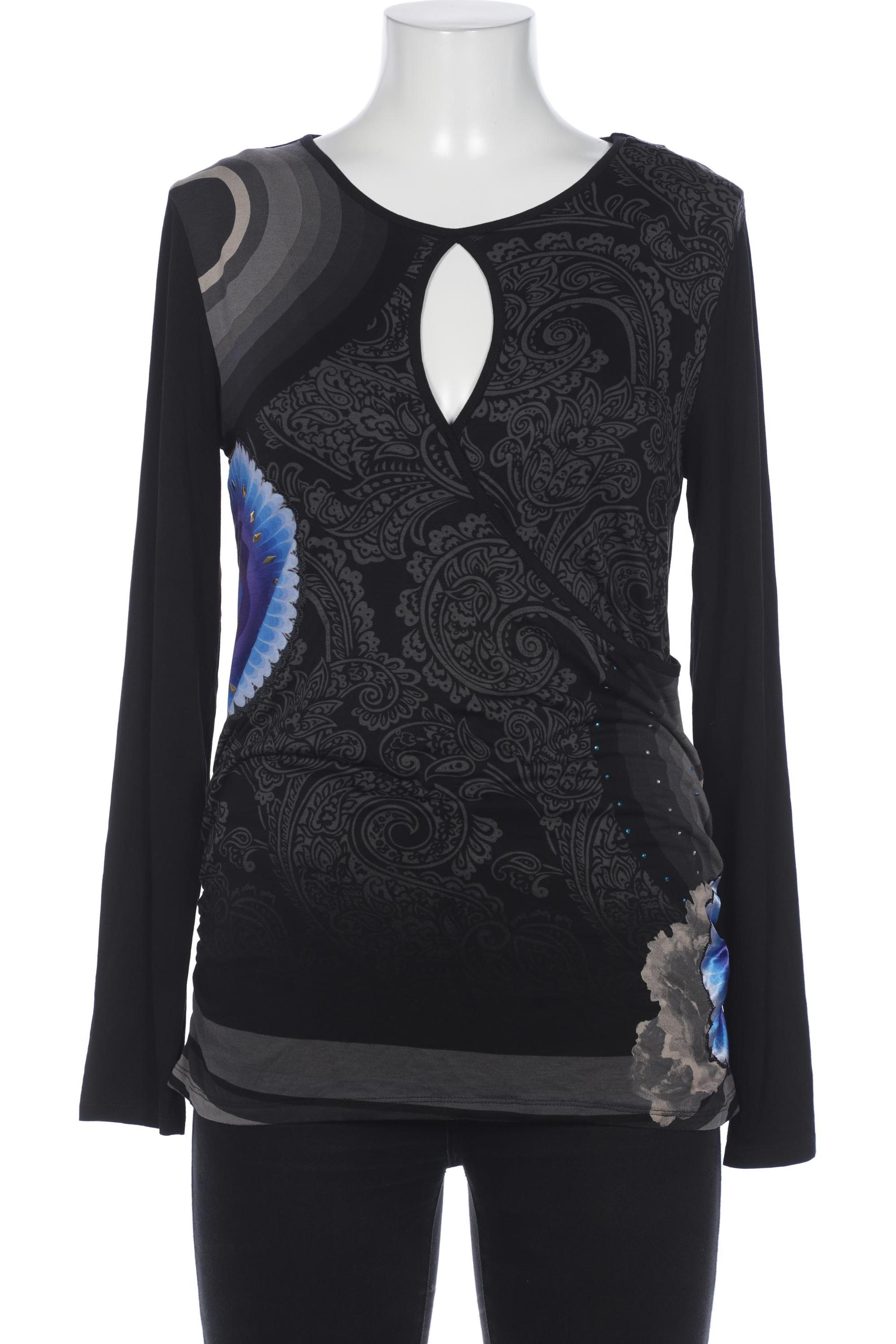 

Desigual Damen Langarmshirt, schwarz, Gr. 42