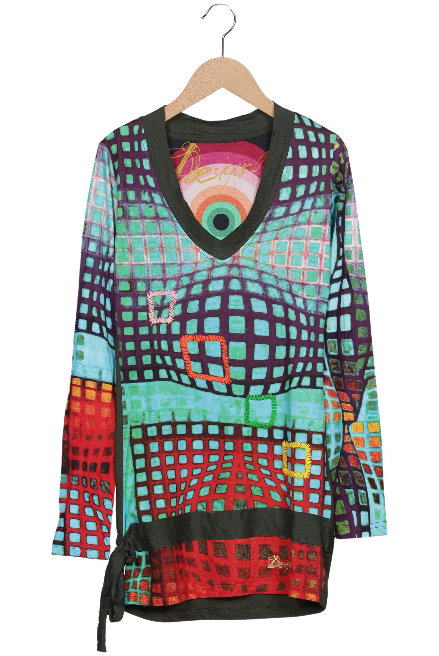 

Desigual Damen Langarmshirt, grün, Gr. 36