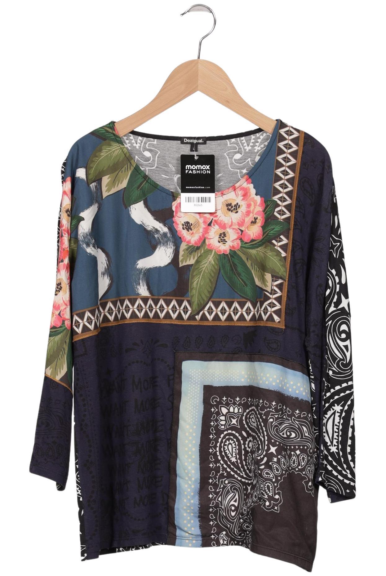 

Desigual Damen Langarmshirt, mehrfarbig, Gr. 42