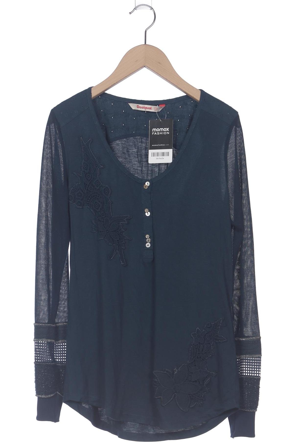 

Desigual Damen Langarmshirt, marineblau, Gr. 38