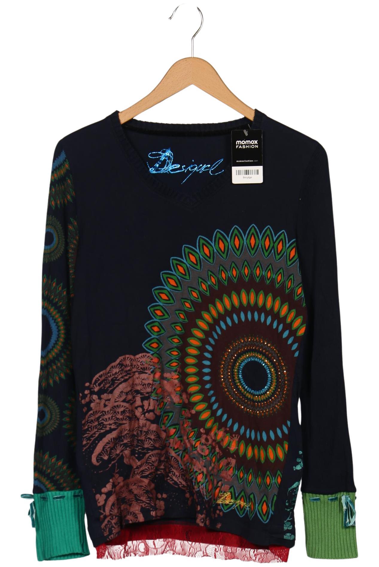 

Desigual Damen Langarmshirt, marineblau, Gr. 44