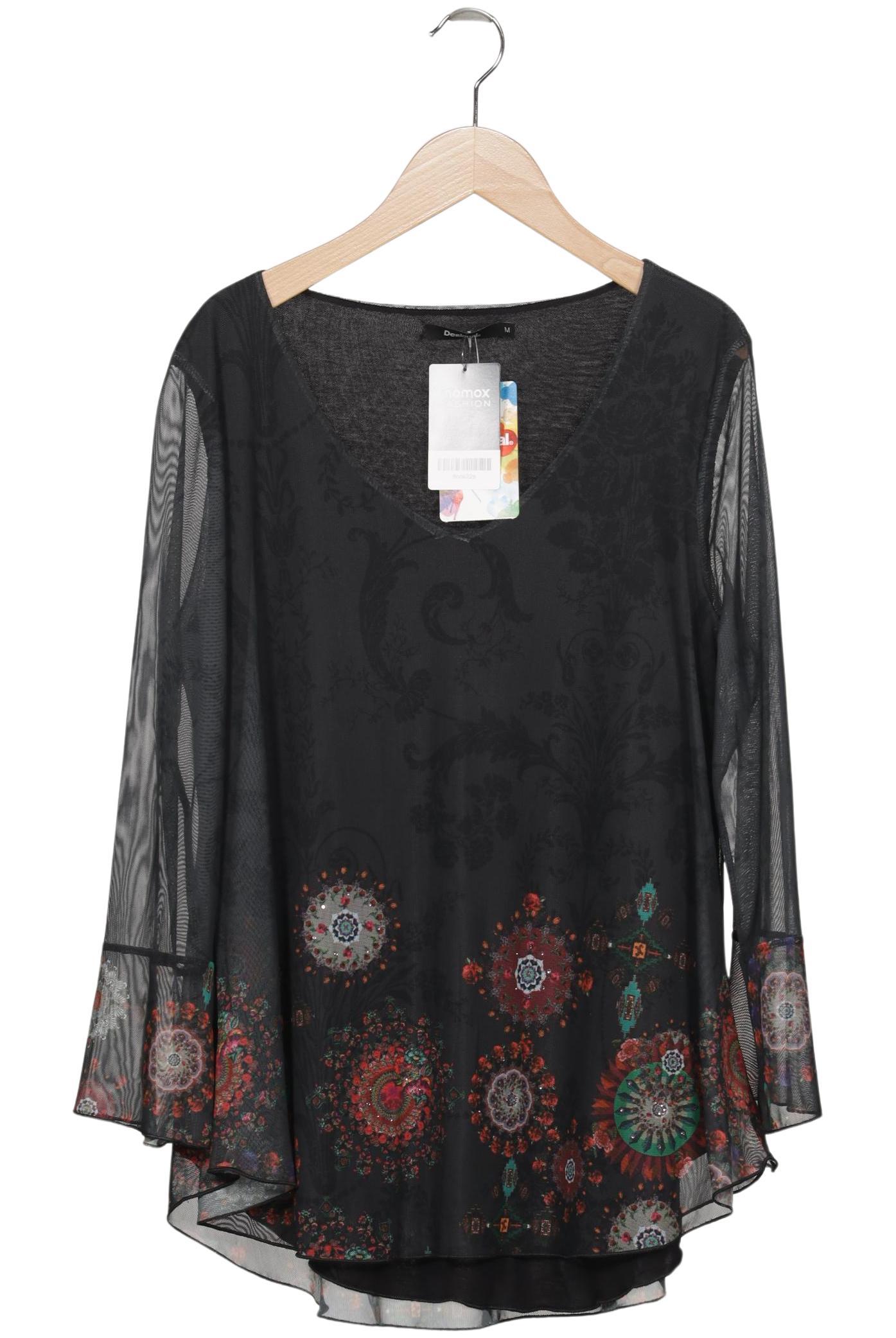 

Desigual Damen Langarmshirt, schwarz, Gr. 38