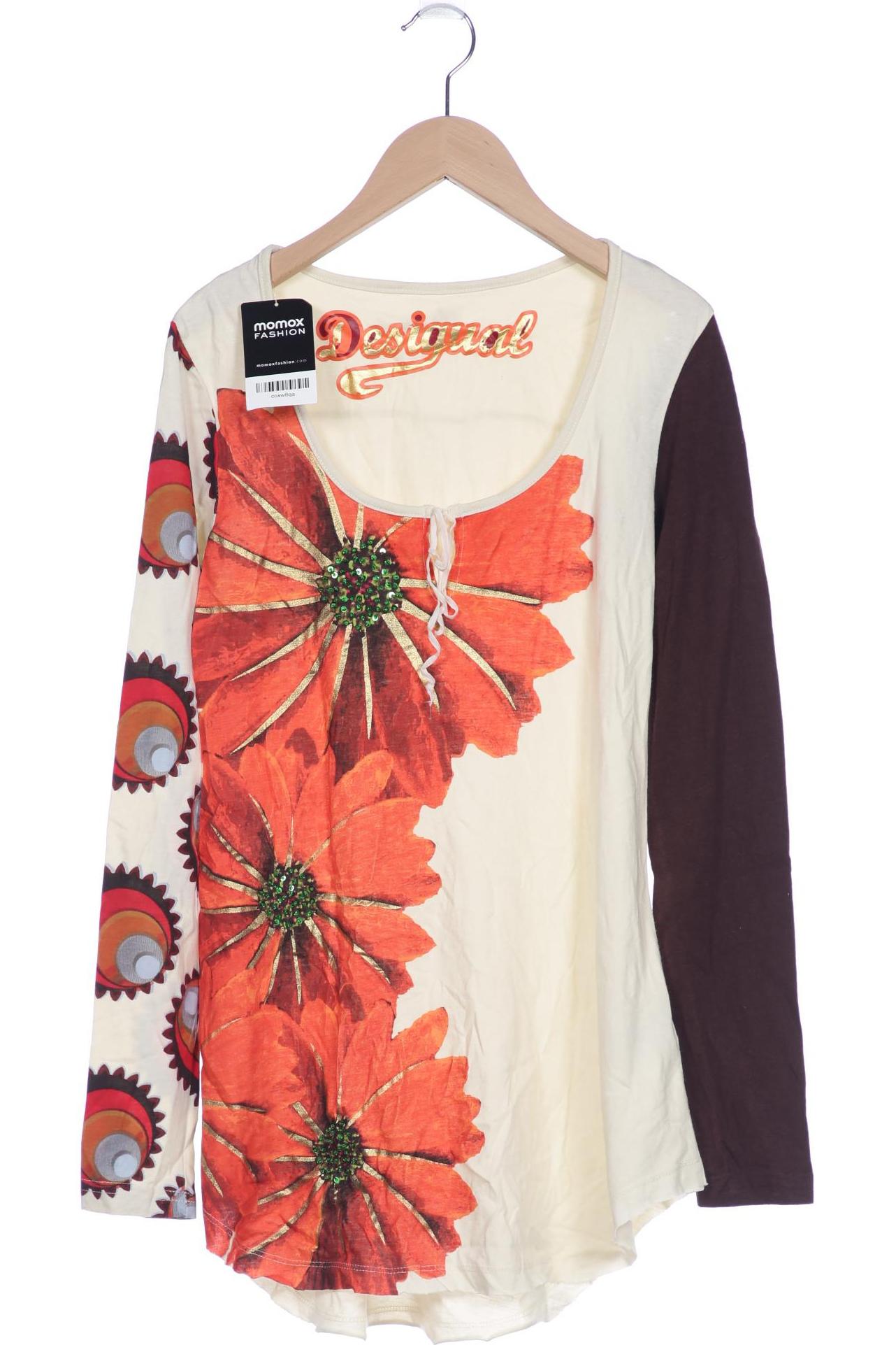 

Desigual Damen Langarmshirt, mehrfarbig, Gr. 36