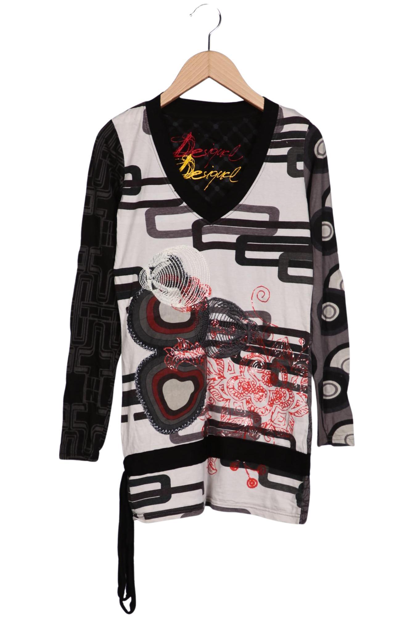 

Desigual Damen Langarmshirt, mehrfarbig, Gr. 36