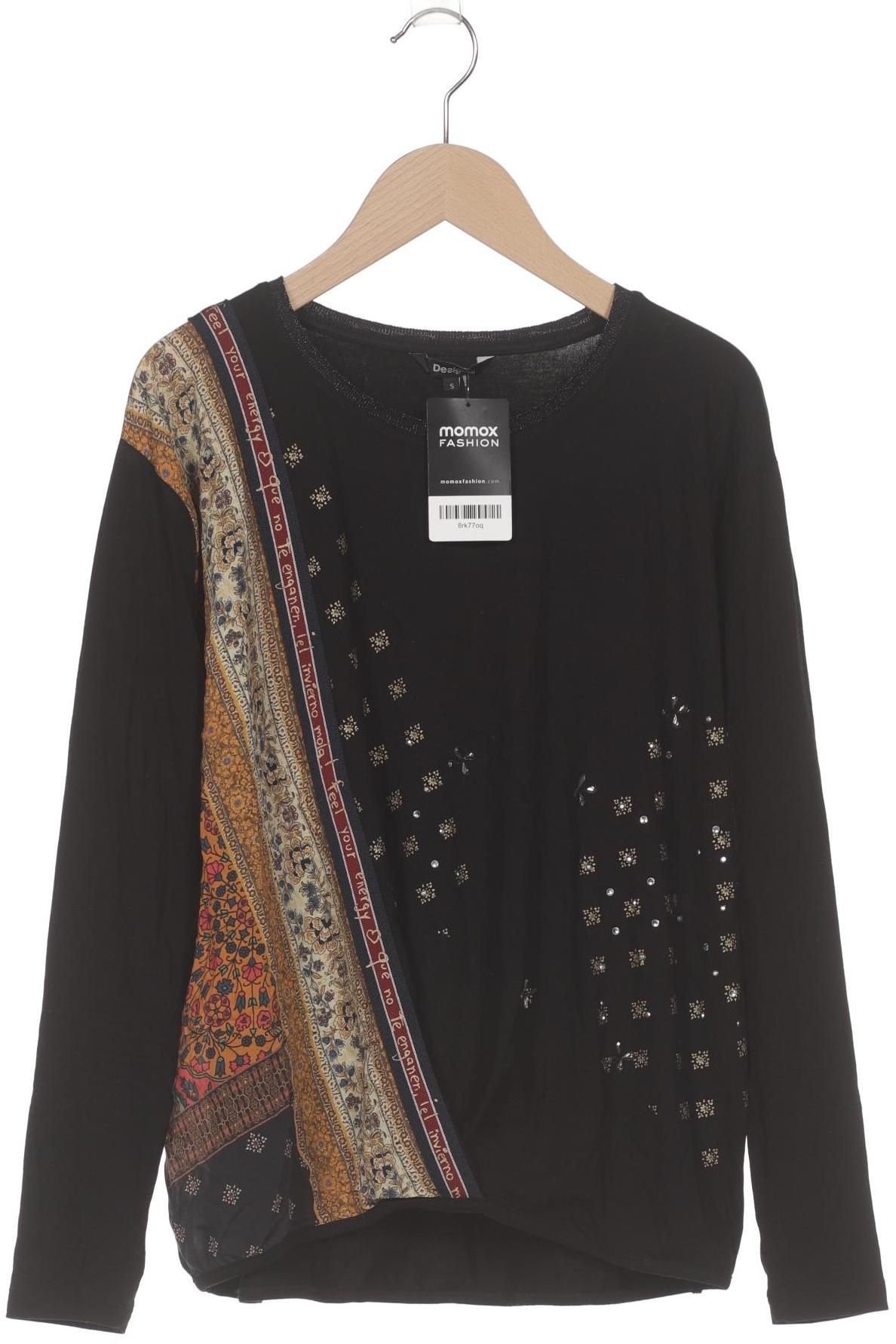 

Desigual Damen Langarmshirt, schwarz, Gr. 36