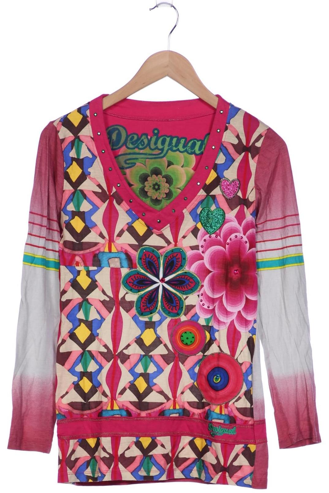 

Desigual Damen Langarmshirt, mehrfarbig, Gr. 38