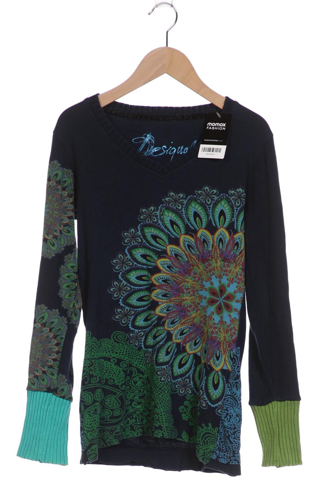

Desigual Damen Langarmshirt, marineblau, Gr. 38