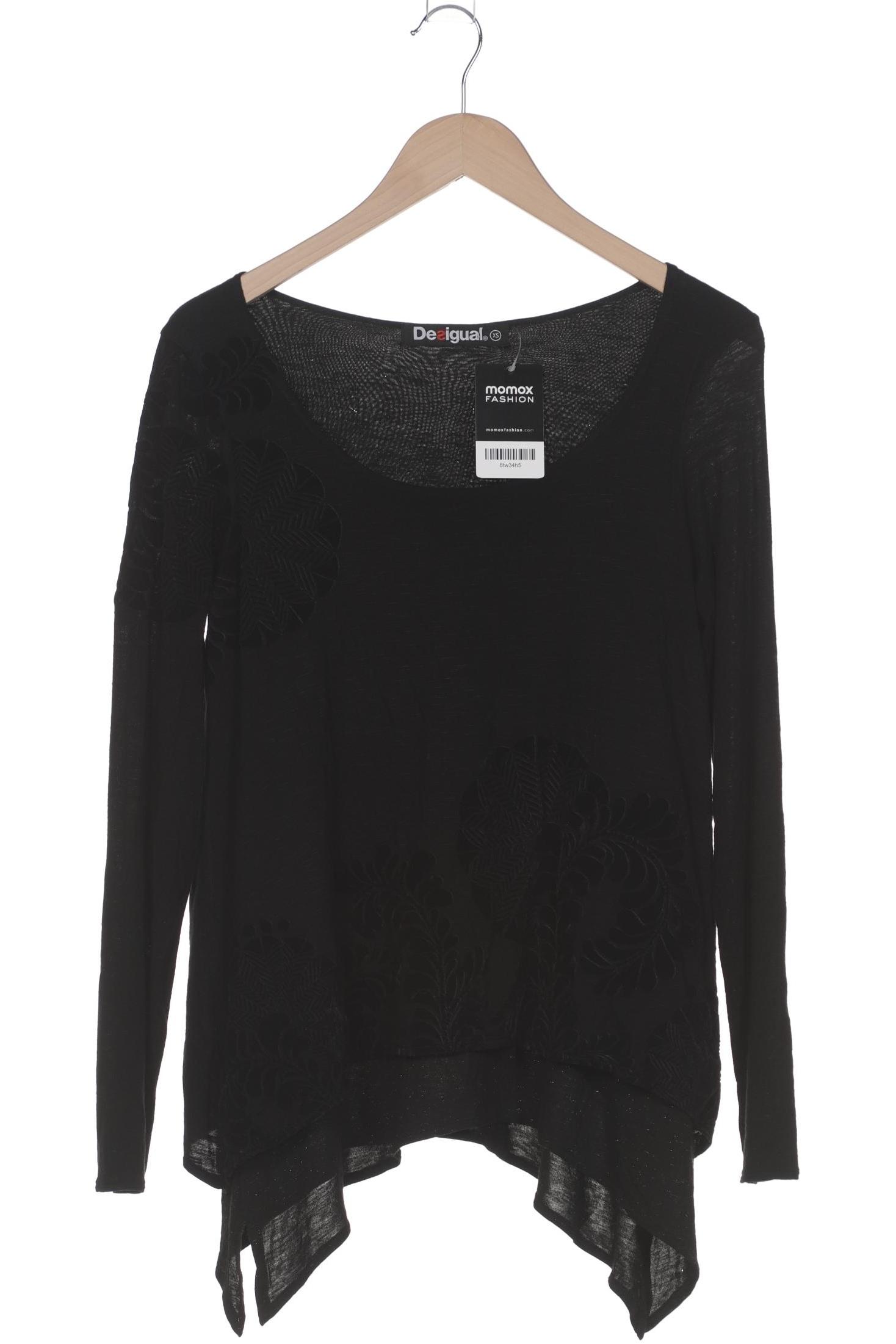 

Desigual Damen Langarmshirt, schwarz, Gr. 34
