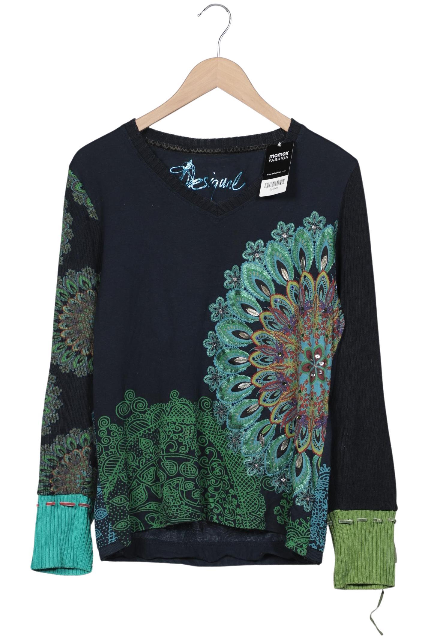 

Desigual Damen Langarmshirt, marineblau, Gr. 46