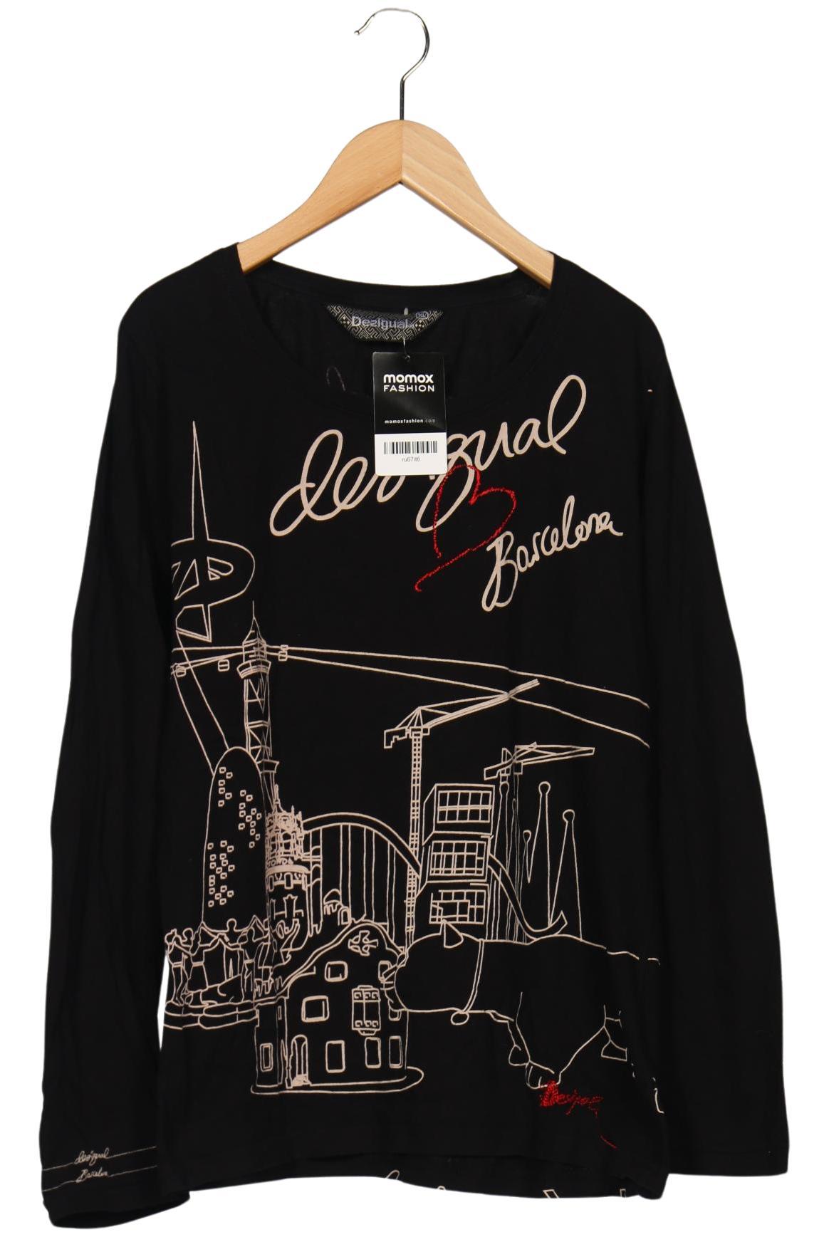 

Desigual Damen Langarmshirt, schwarz, Gr. 44