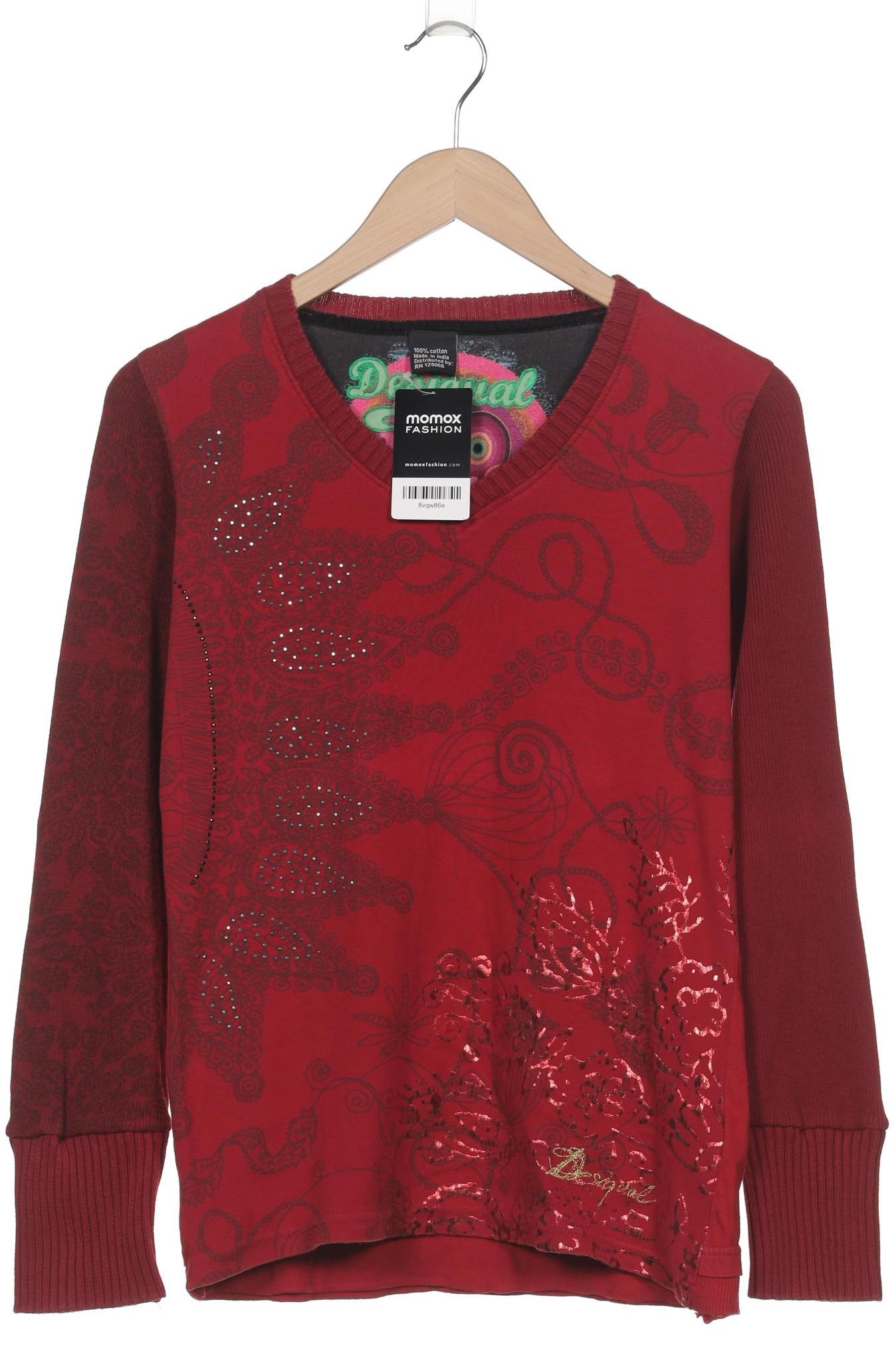 

Desigual Damen Langarmshirt, rot, Gr. 42