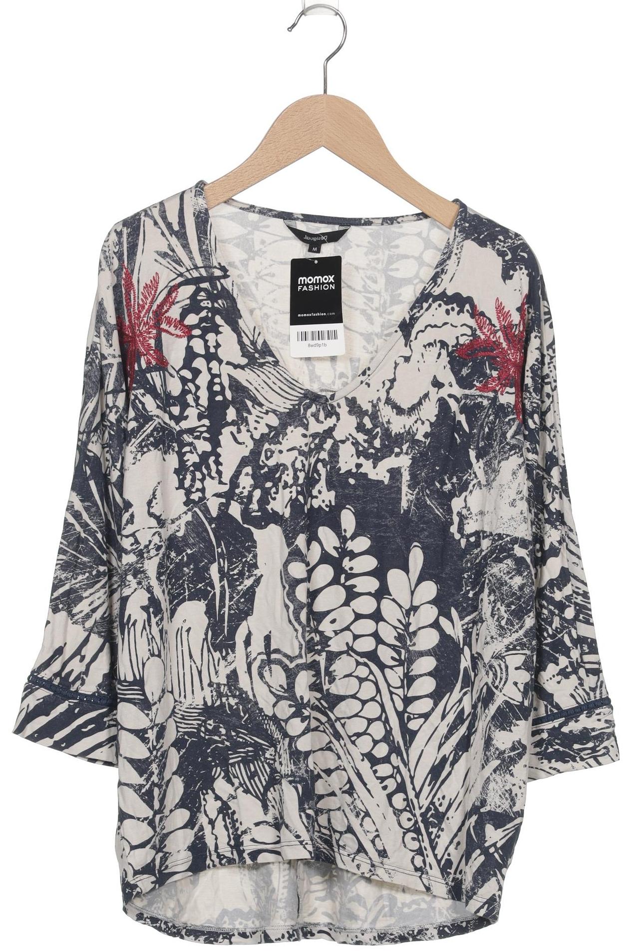 

Desigual Damen Langarmshirt, marineblau, Gr. 38