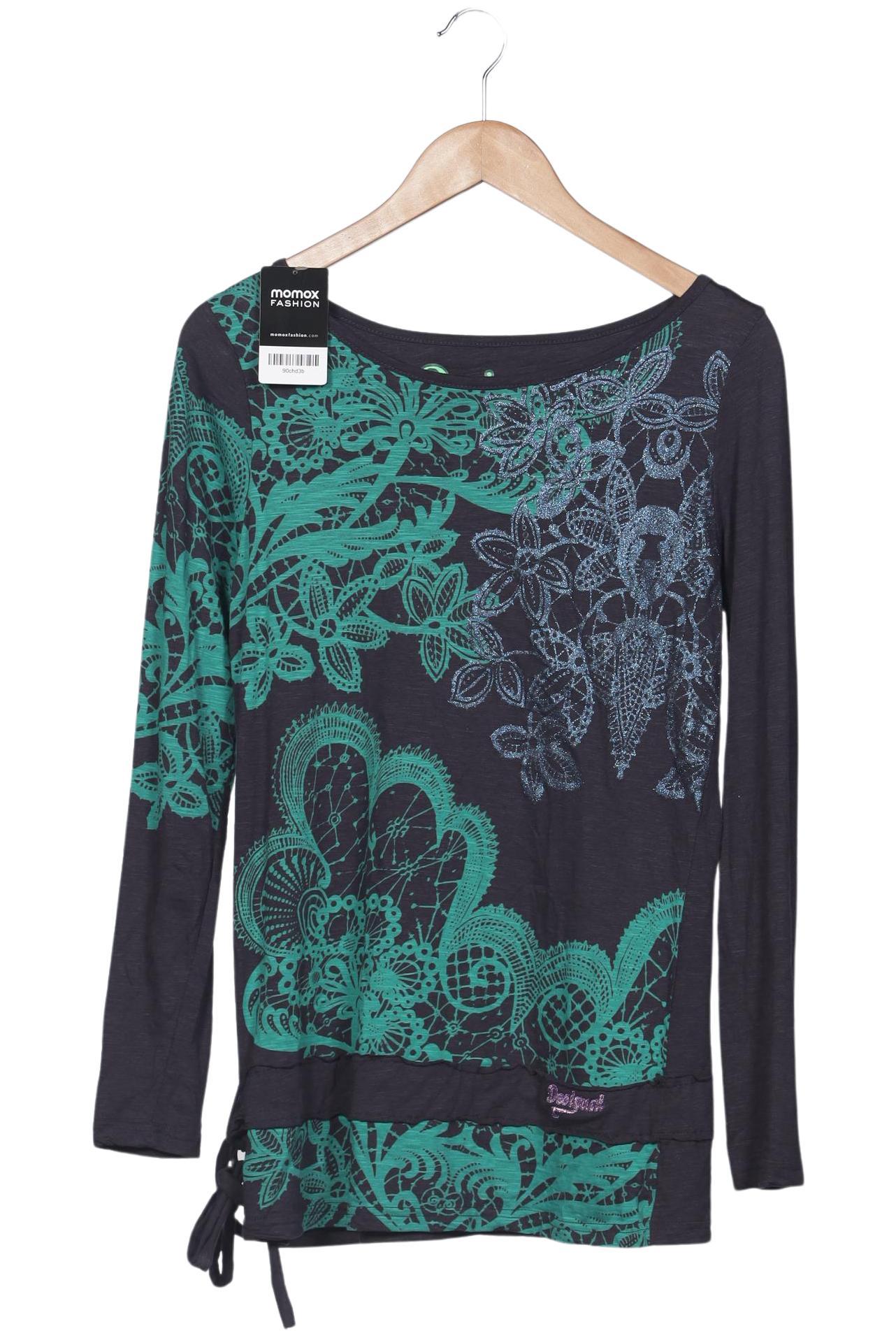 

Desigual Damen Langarmshirt, marineblau, Gr. 42