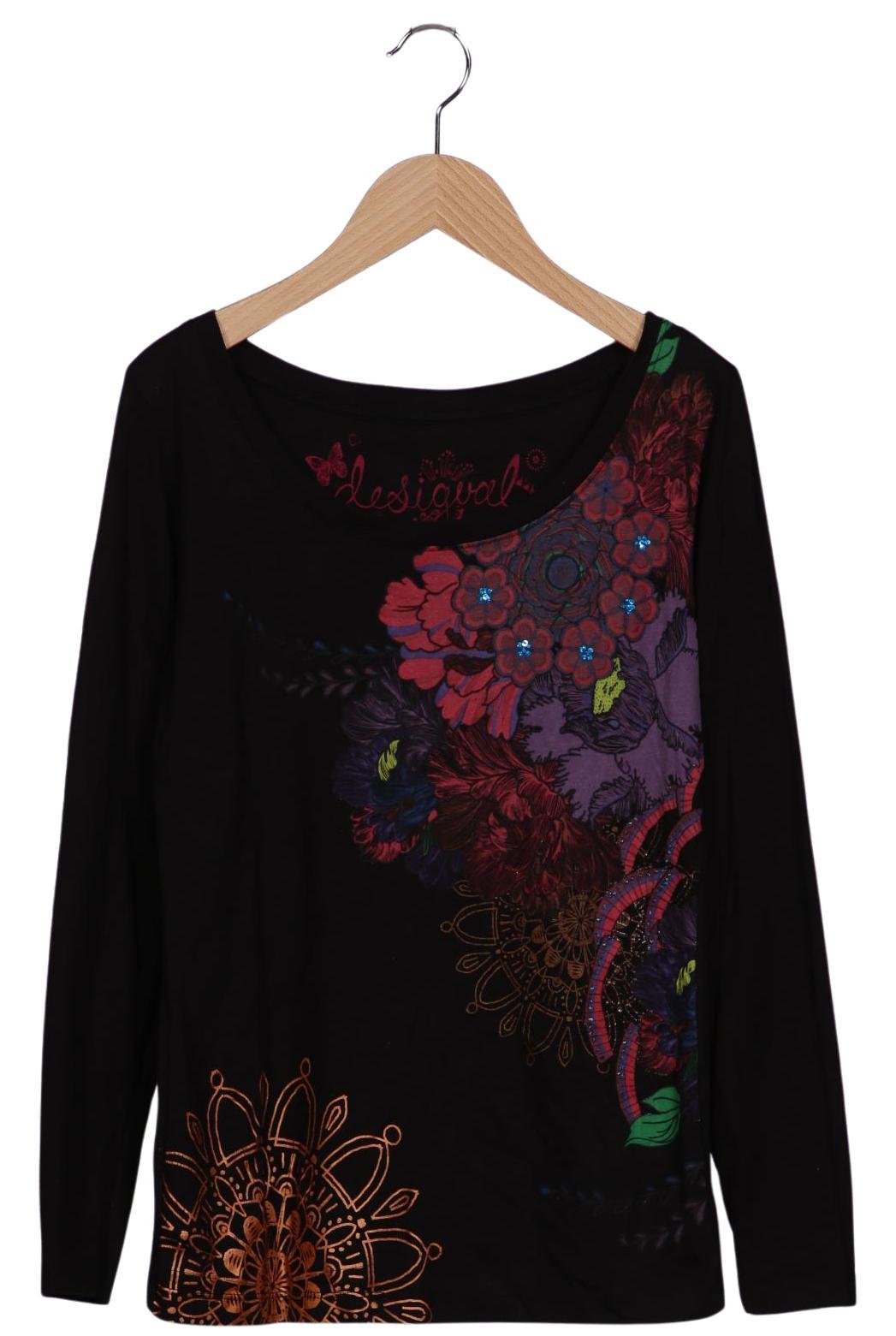 

Desigual Damen Langarmshirt, schwarz, Gr. 36