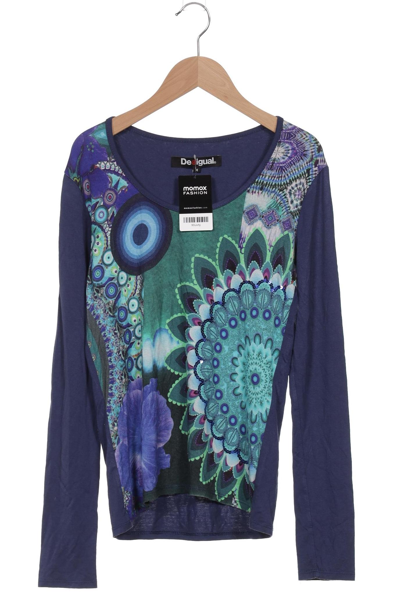 

Desigual Damen Langarmshirt, mehrfarbig, Gr. 38