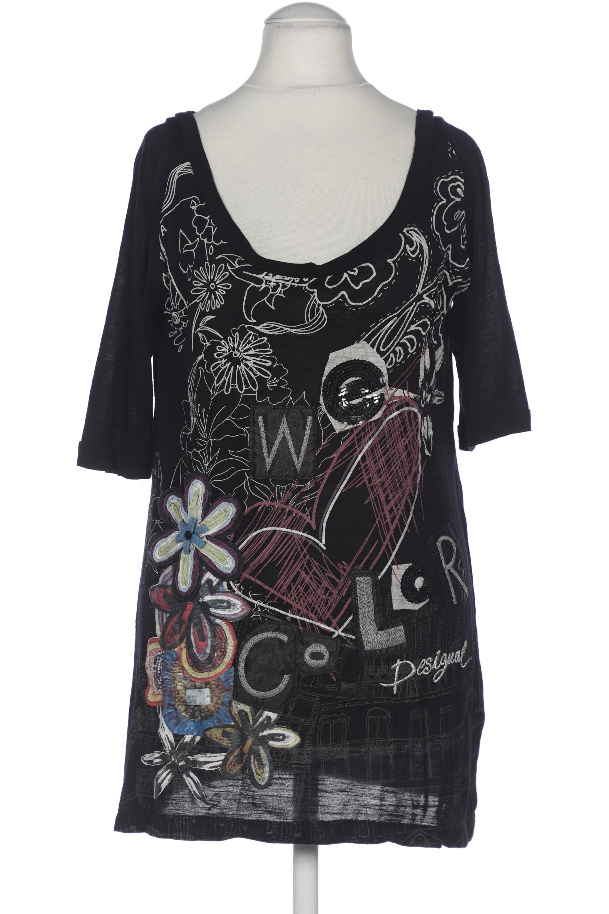 

Desigual Damen Langarmshirt, schwarz, Gr. 34
