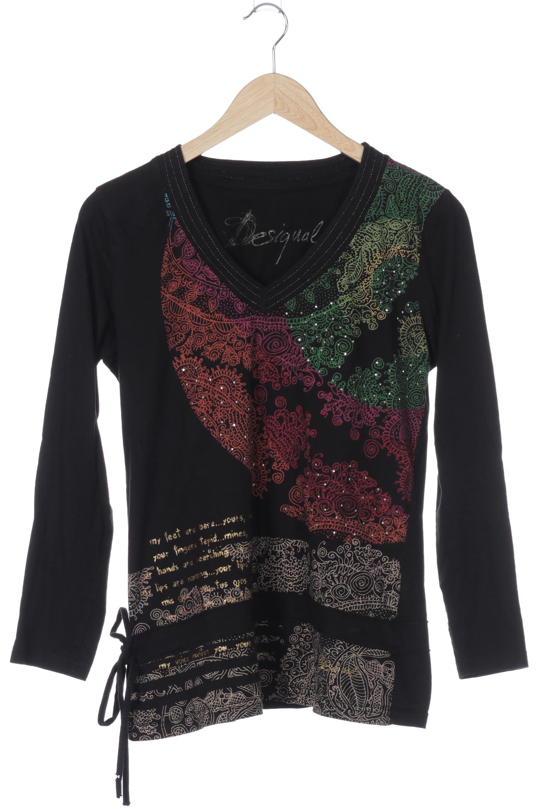 

Desigual Damen Langarmshirt, schwarz, Gr.