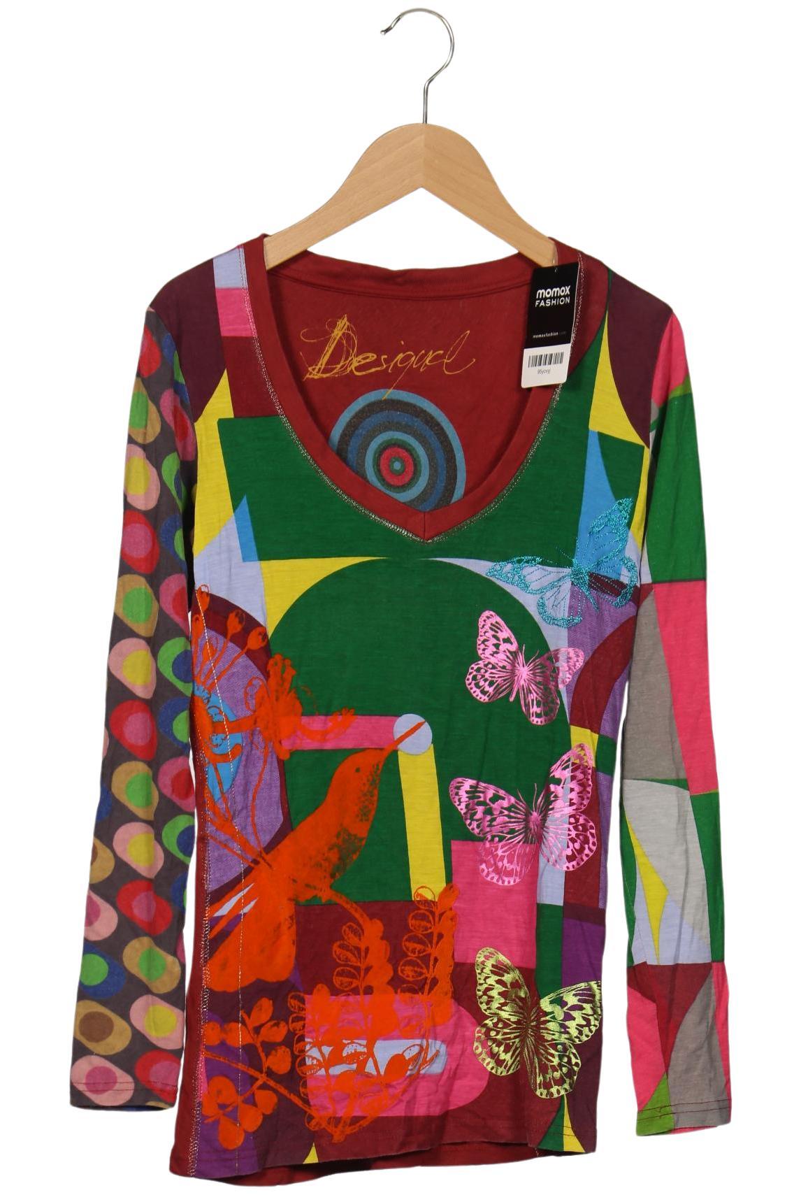 

Desigual Damen Langarmshirt, mehrfarbig, Gr. 38