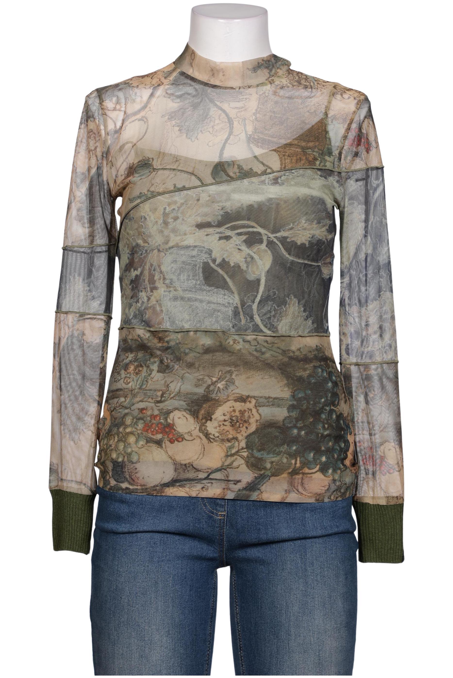 

Desigual Damen Langarmshirt, grün, Gr. 38
