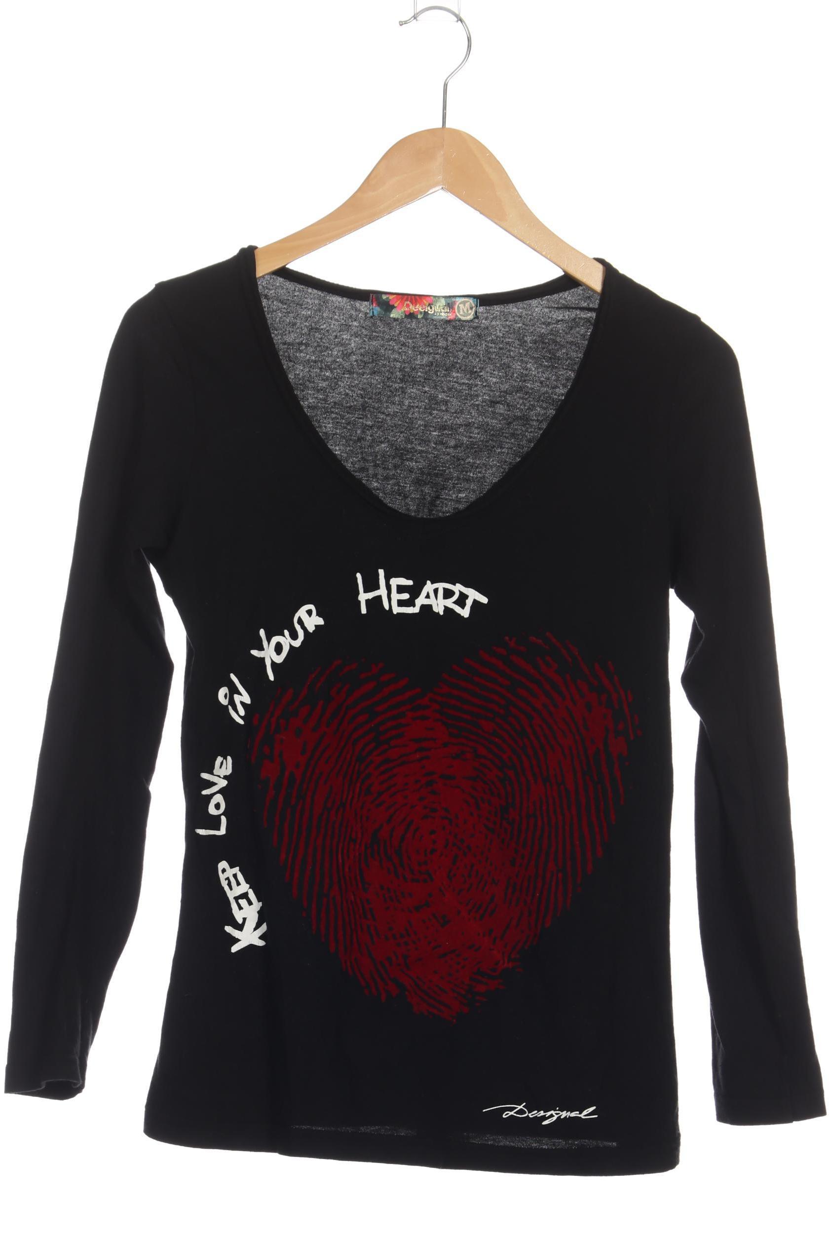 

Desigual Damen Langarmshirt, schwarz, Gr.