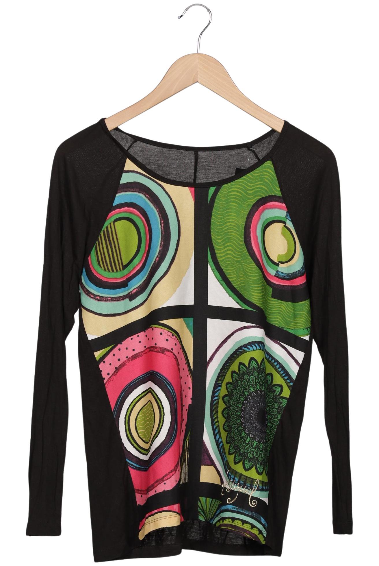 

Desigual Damen Langarmshirt, schwarz, Gr. 36