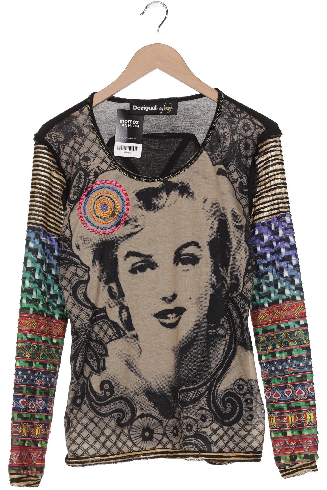 

Desigual Damen Langarmshirt, braun, Gr. 44