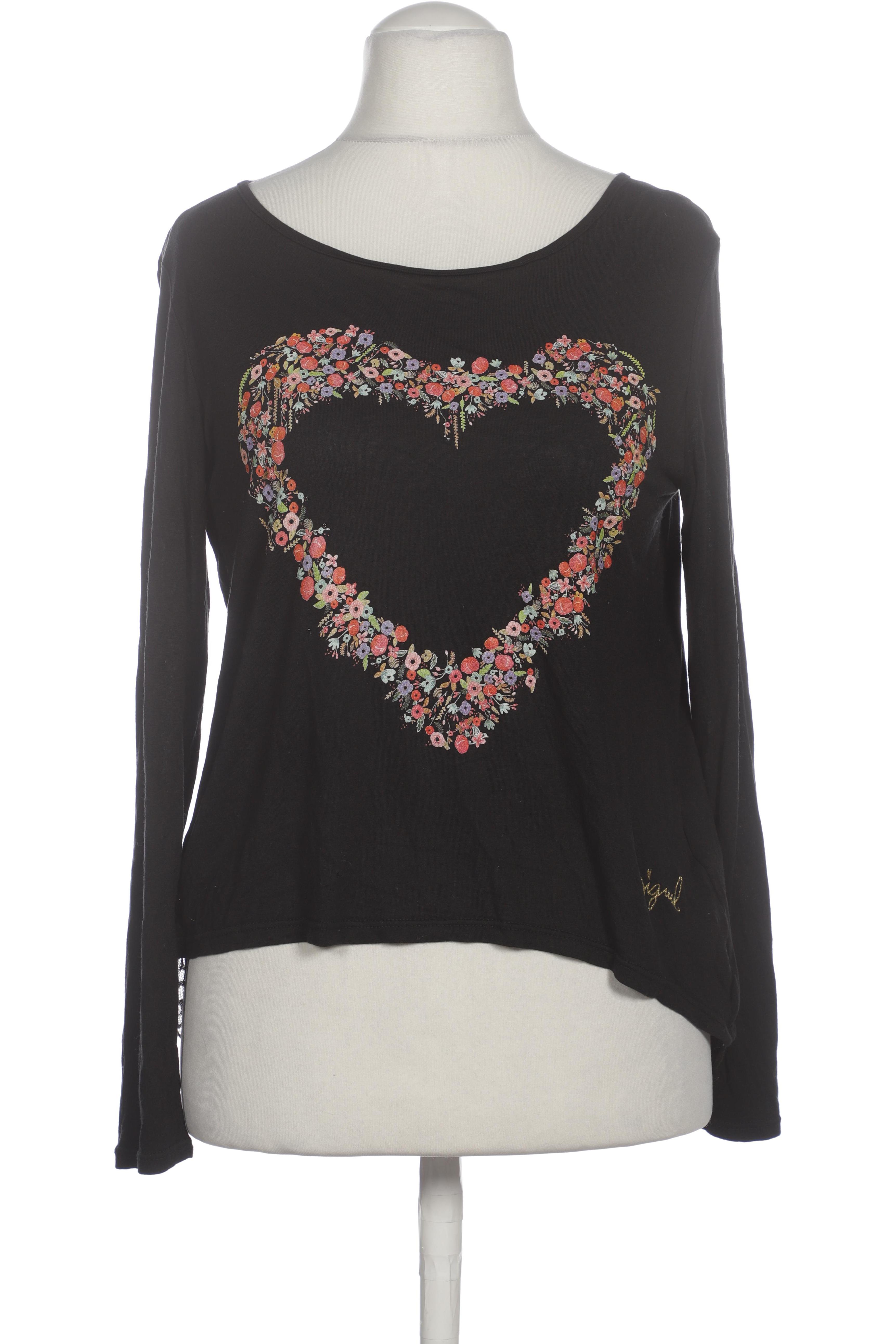 

Desigual Damen Langarmshirt, blau, Gr. 42
