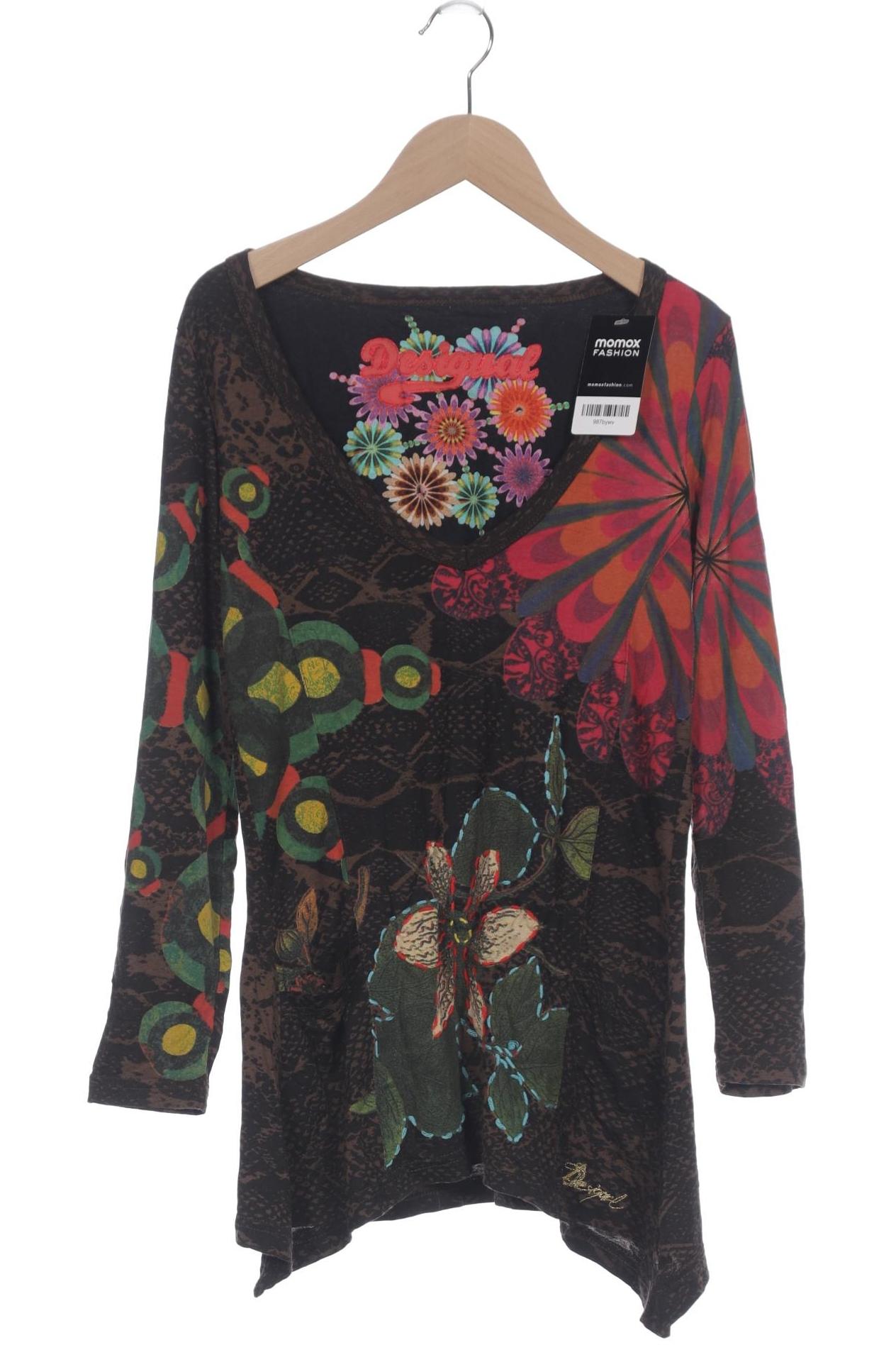 

Desigual Damen Langarmshirt, braun, Gr. 38