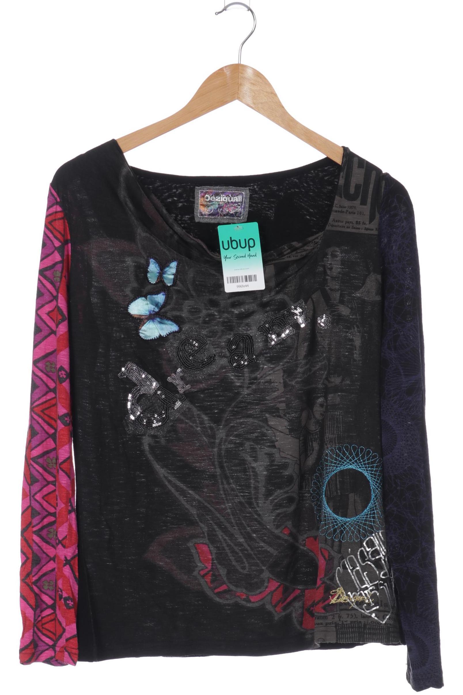 

Desigual Damen Langarmshirt, schwarz, Gr.