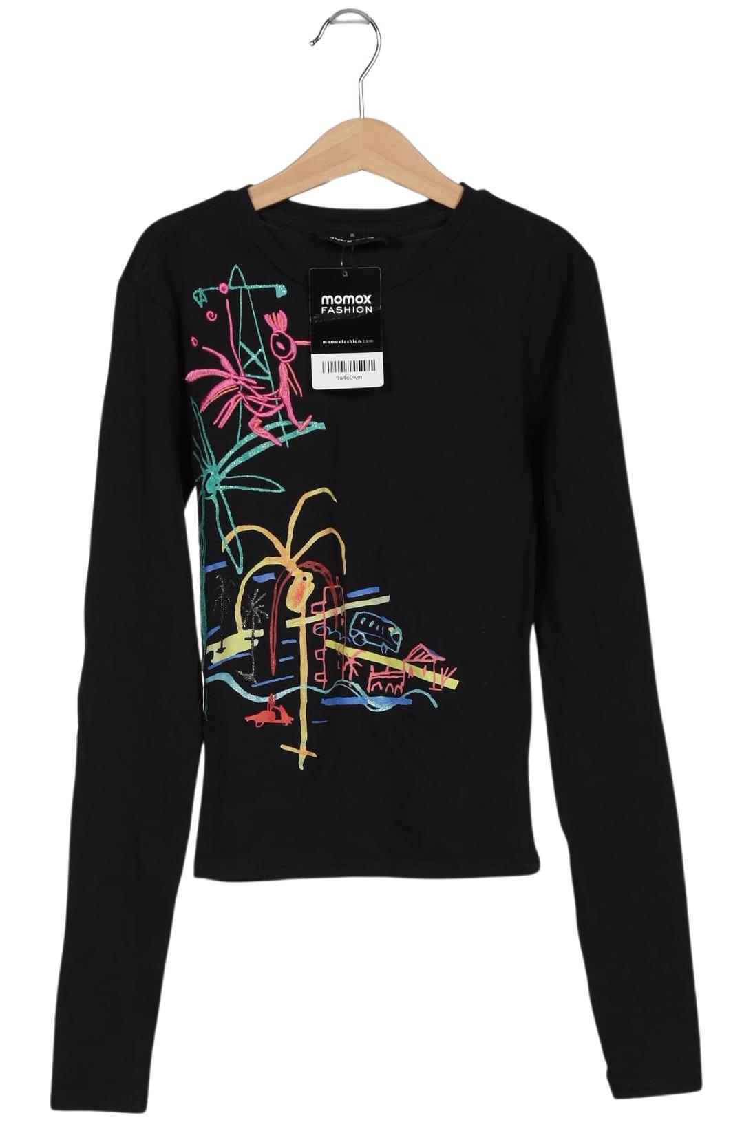 

Desigual Damen Langarmshirt, schwarz, Gr. 36