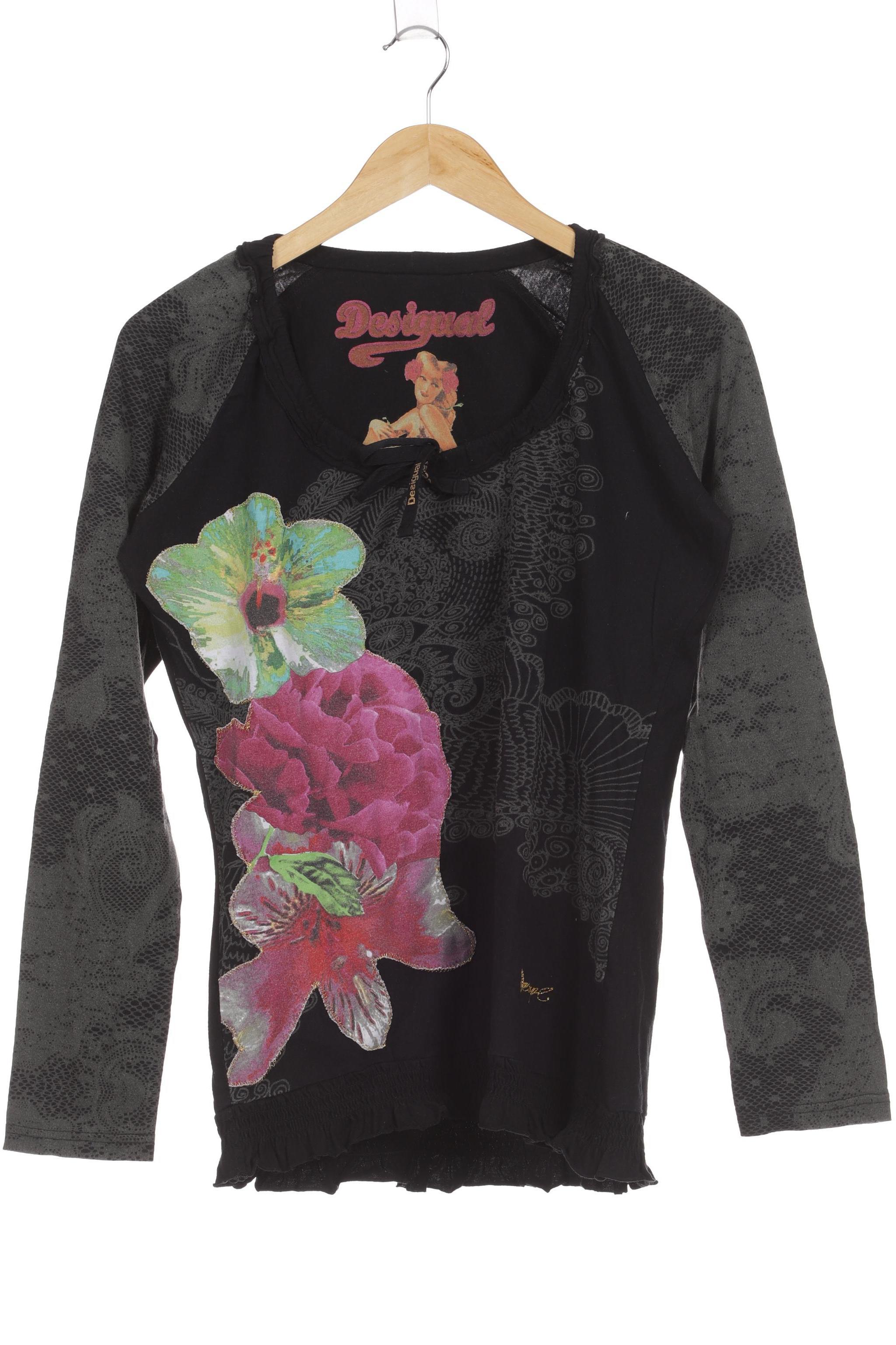 

Desigual Damen Langarmshirt, schwarz, Gr.