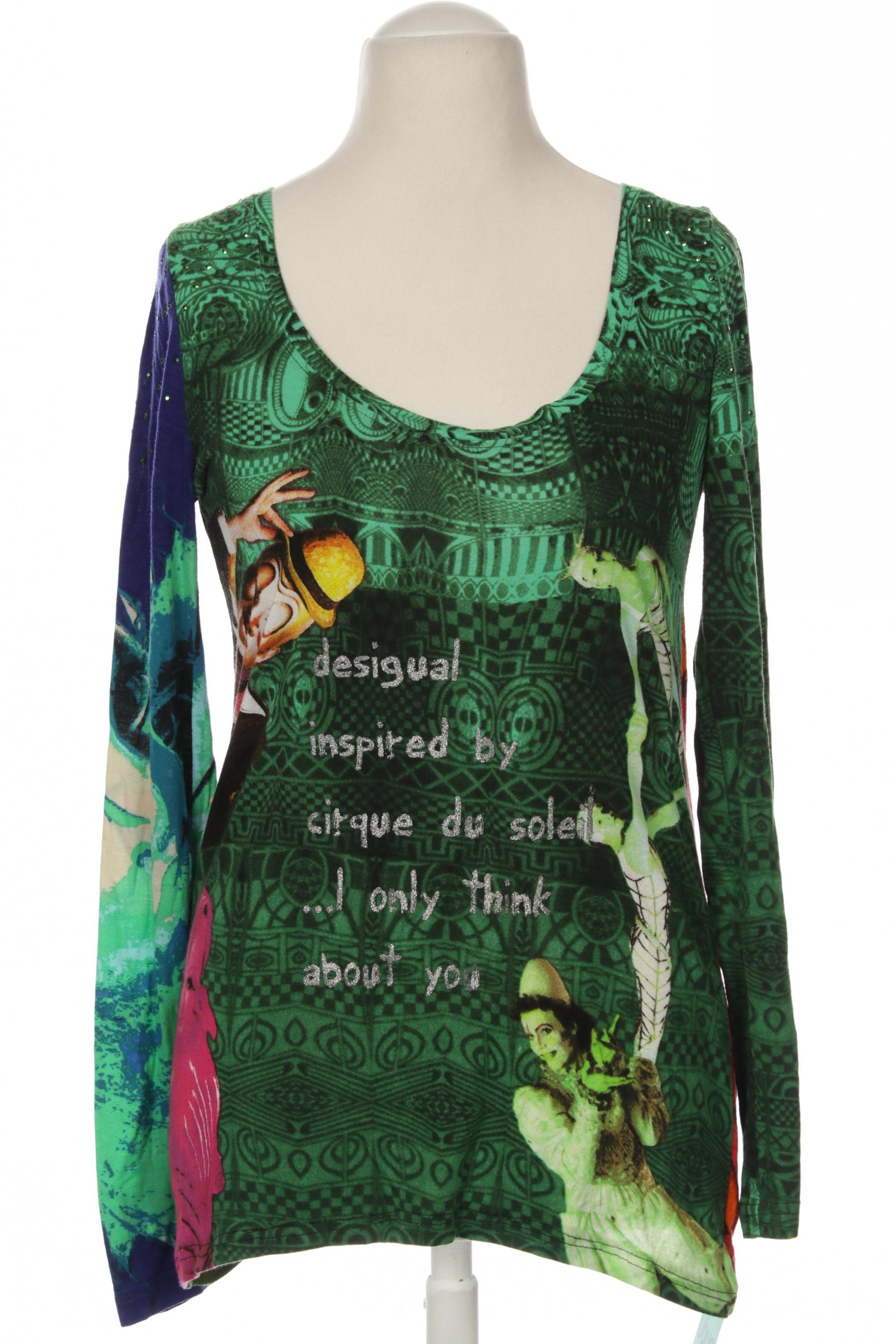

Desigual Damen Langarmshirt, grün, Gr.