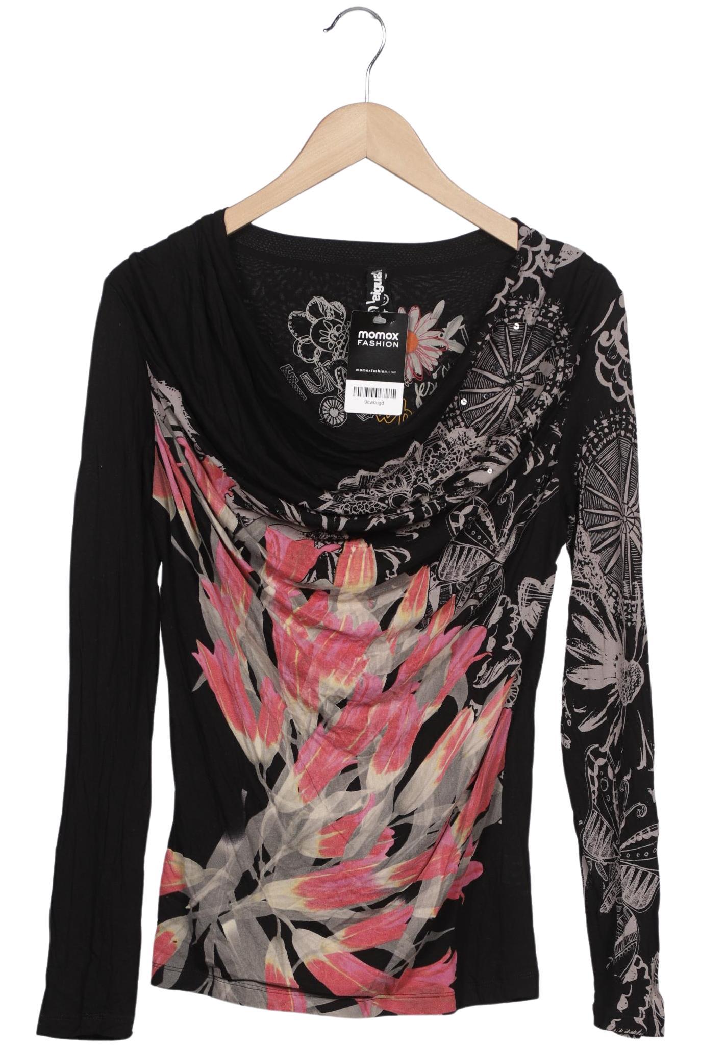 

Desigual Damen Langarmshirt, schwarz, Gr. 38