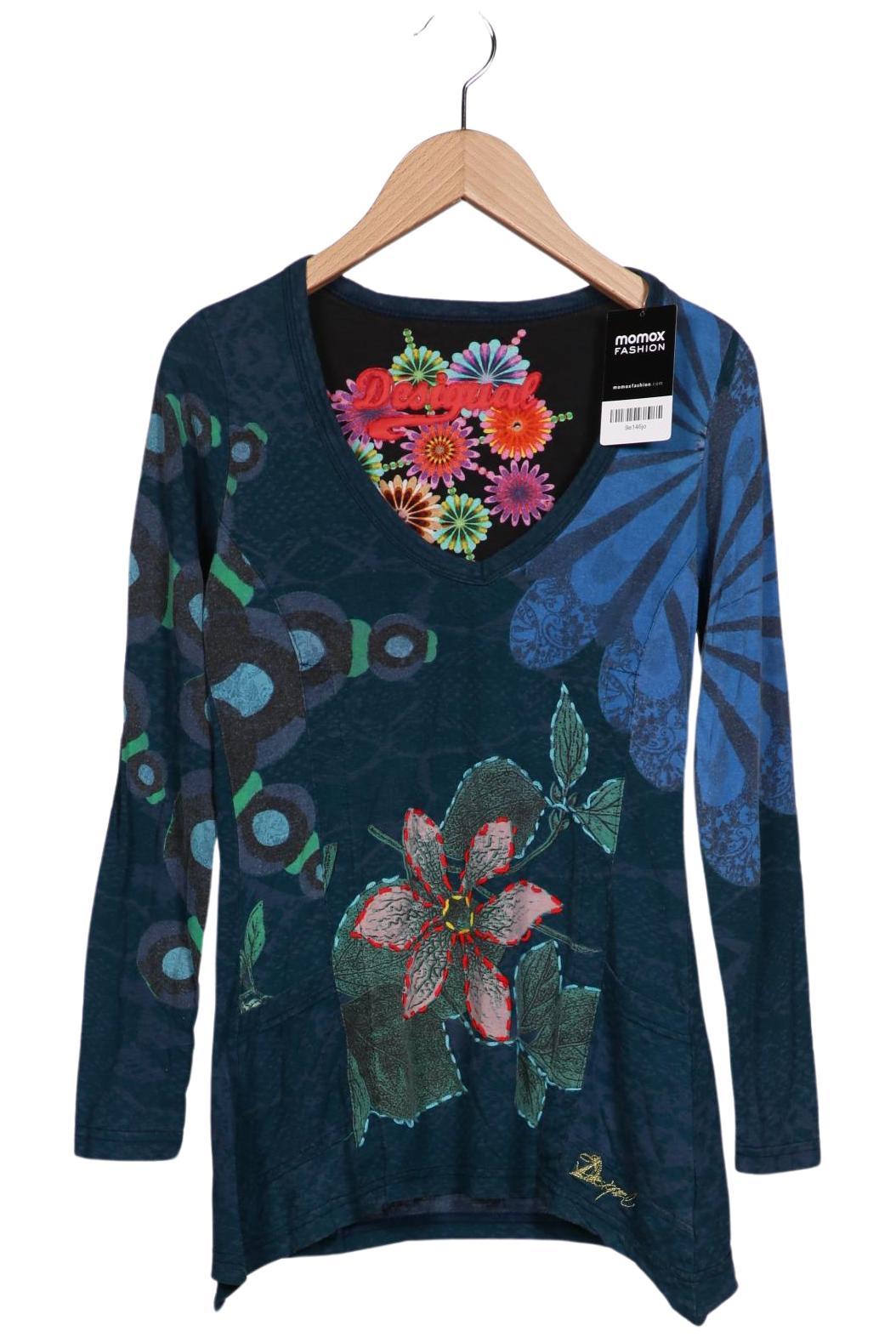 

Desigual Damen Langarmshirt, marineblau, Gr. 34