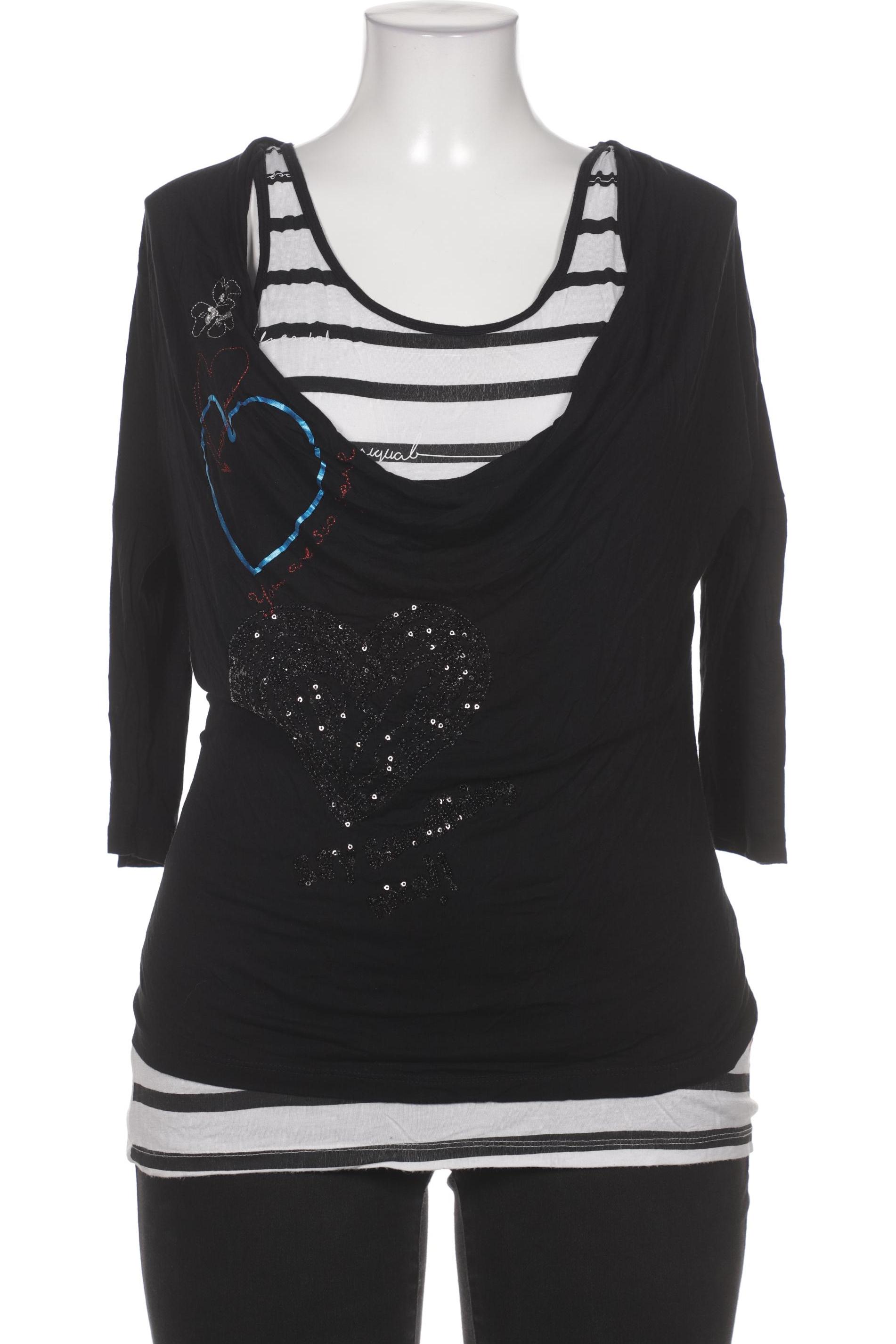 

Desigual Damen Langarmshirt, schwarz, Gr. 42