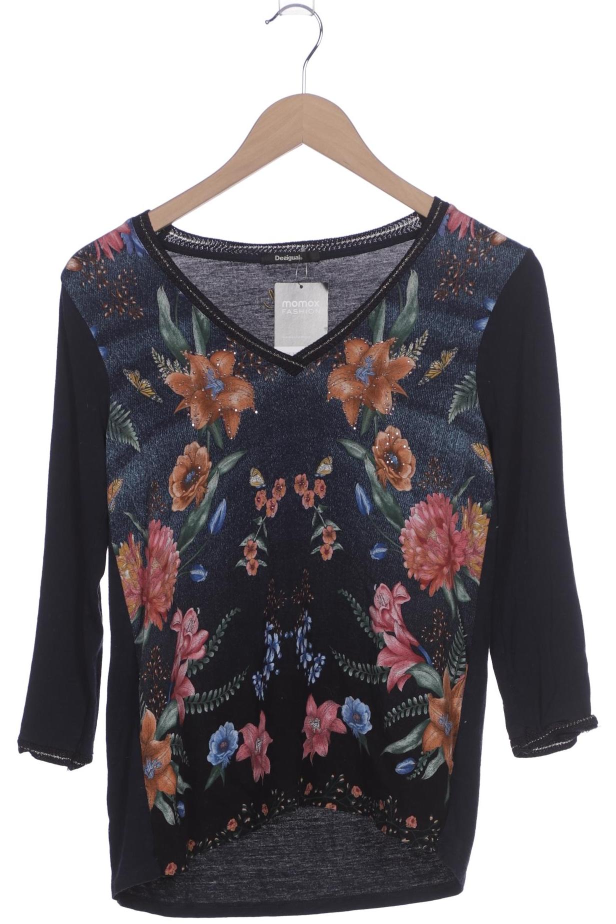 

Desigual Damen Langarmshirt, marineblau, Gr. 38